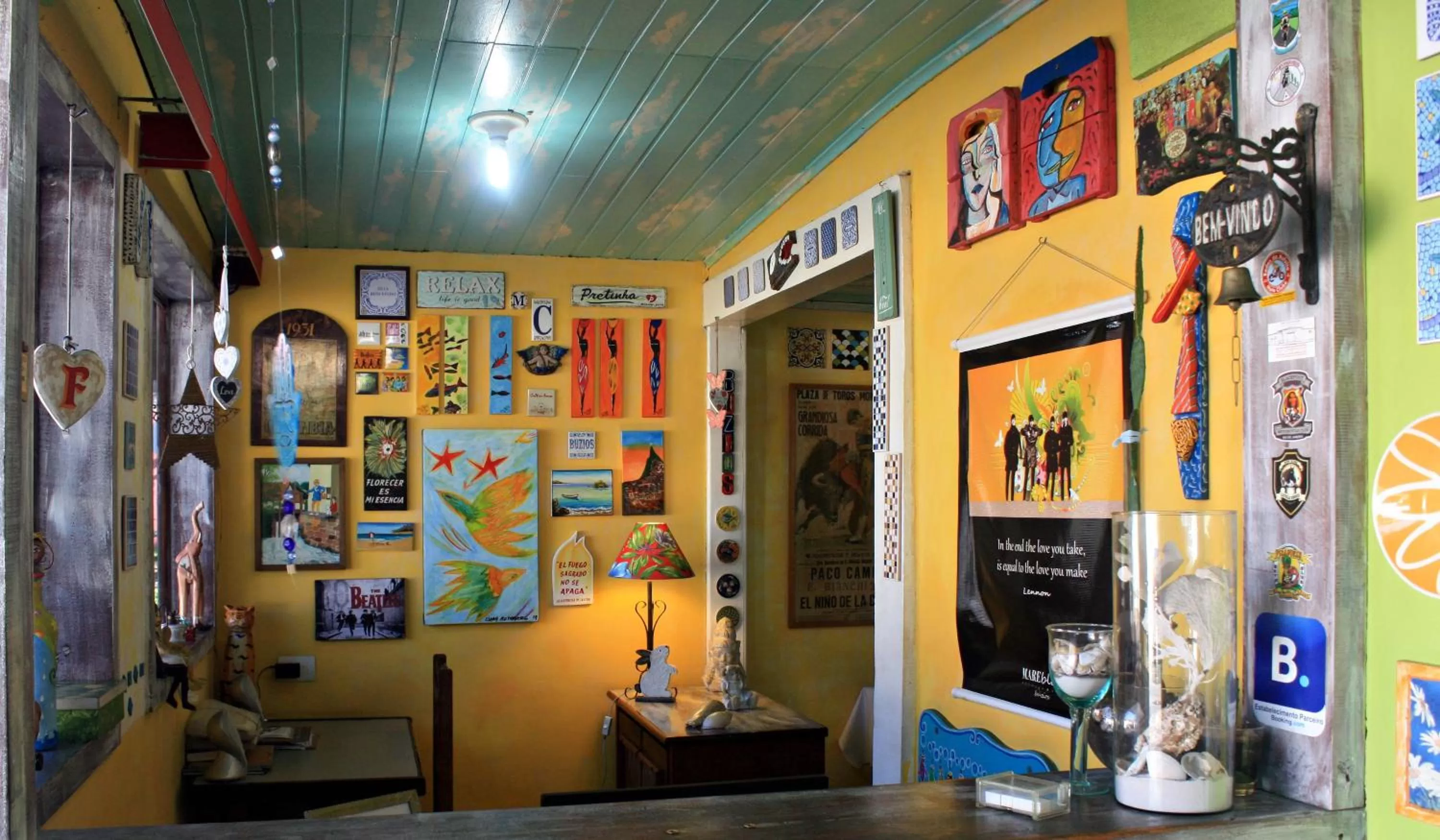 Lobby or reception in Pousada Mare Blue