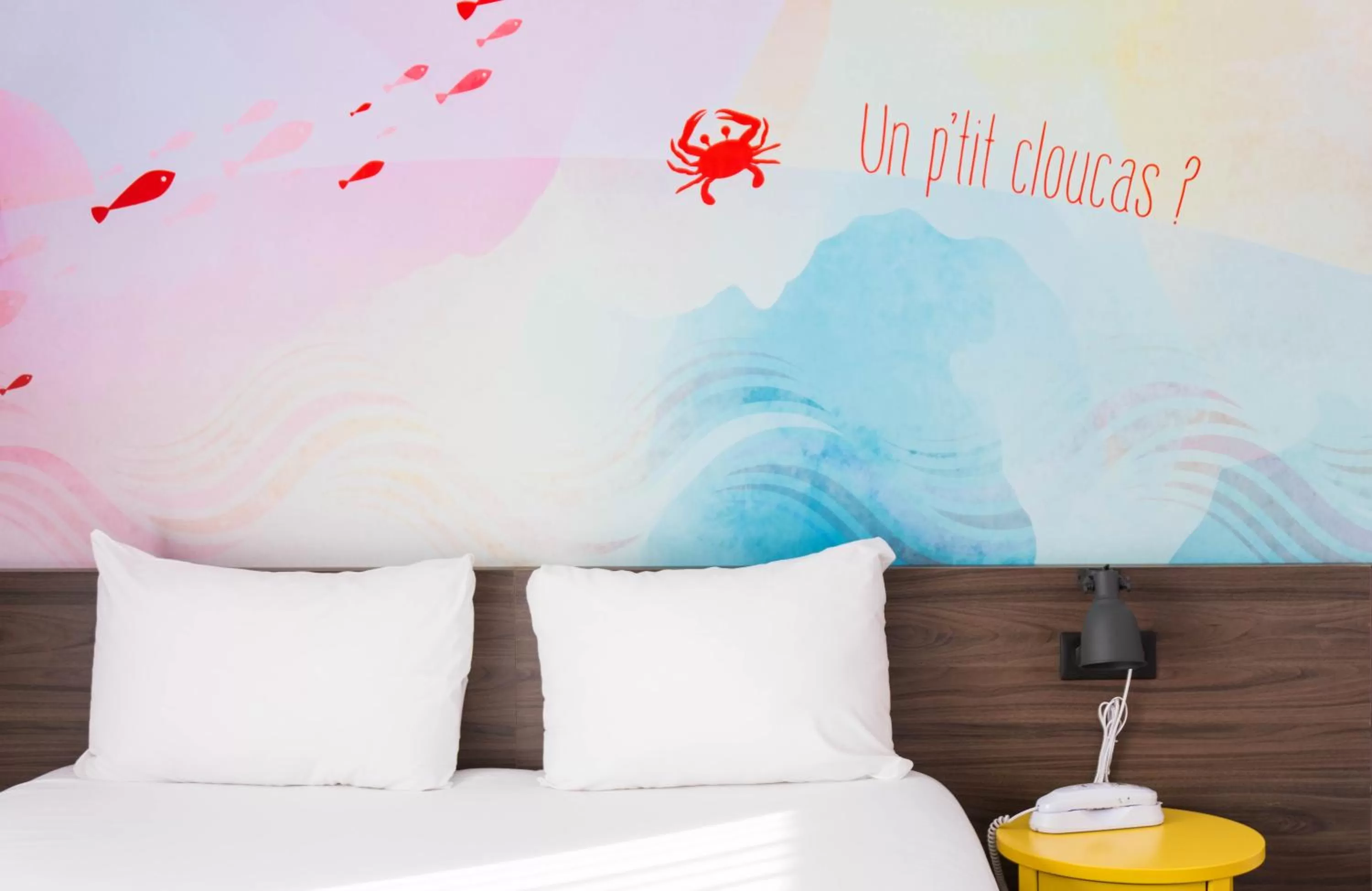 Bed in ibis Styles Perpignan Canet En Roussillon