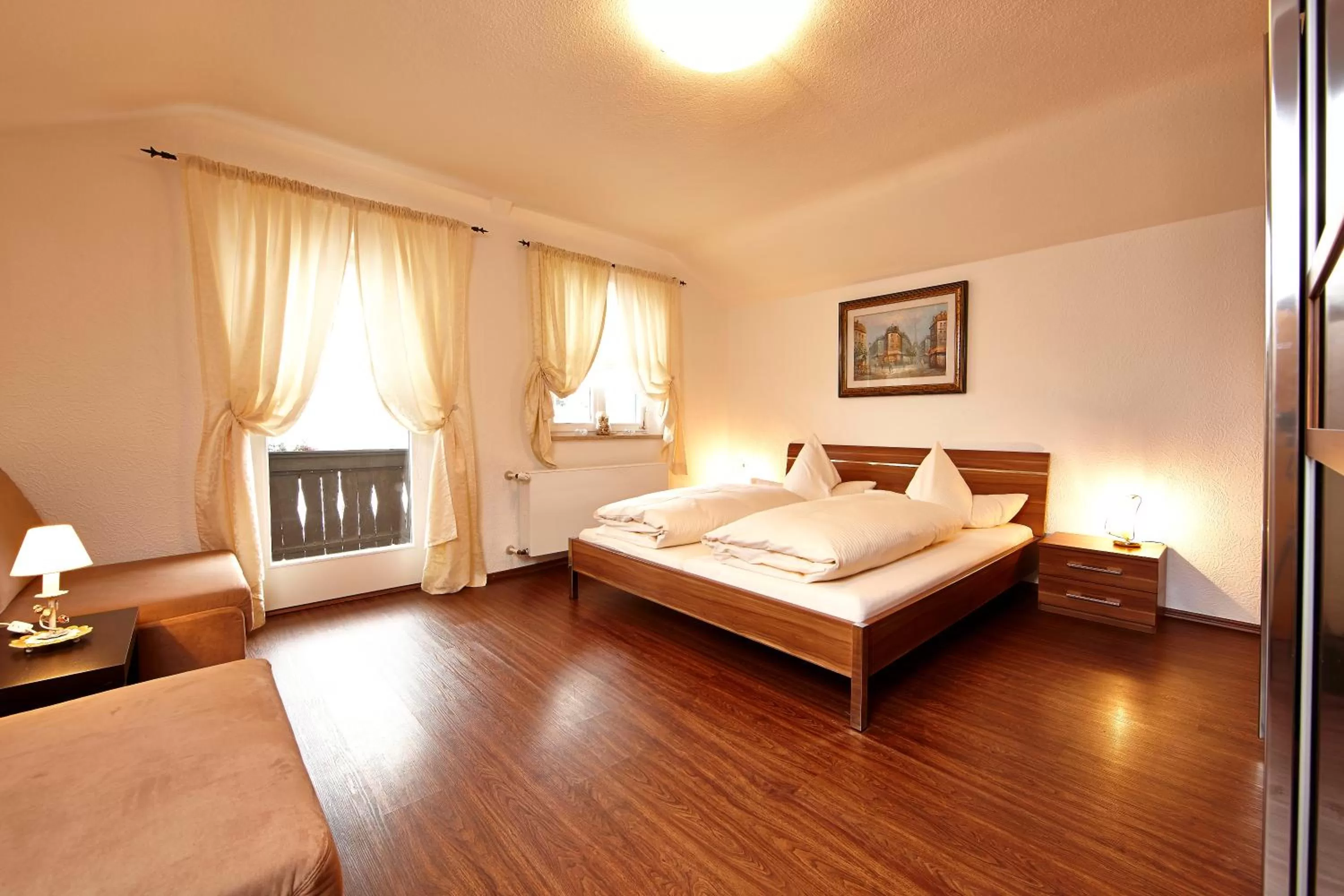 Bedroom, Bed in Haus Schweigart