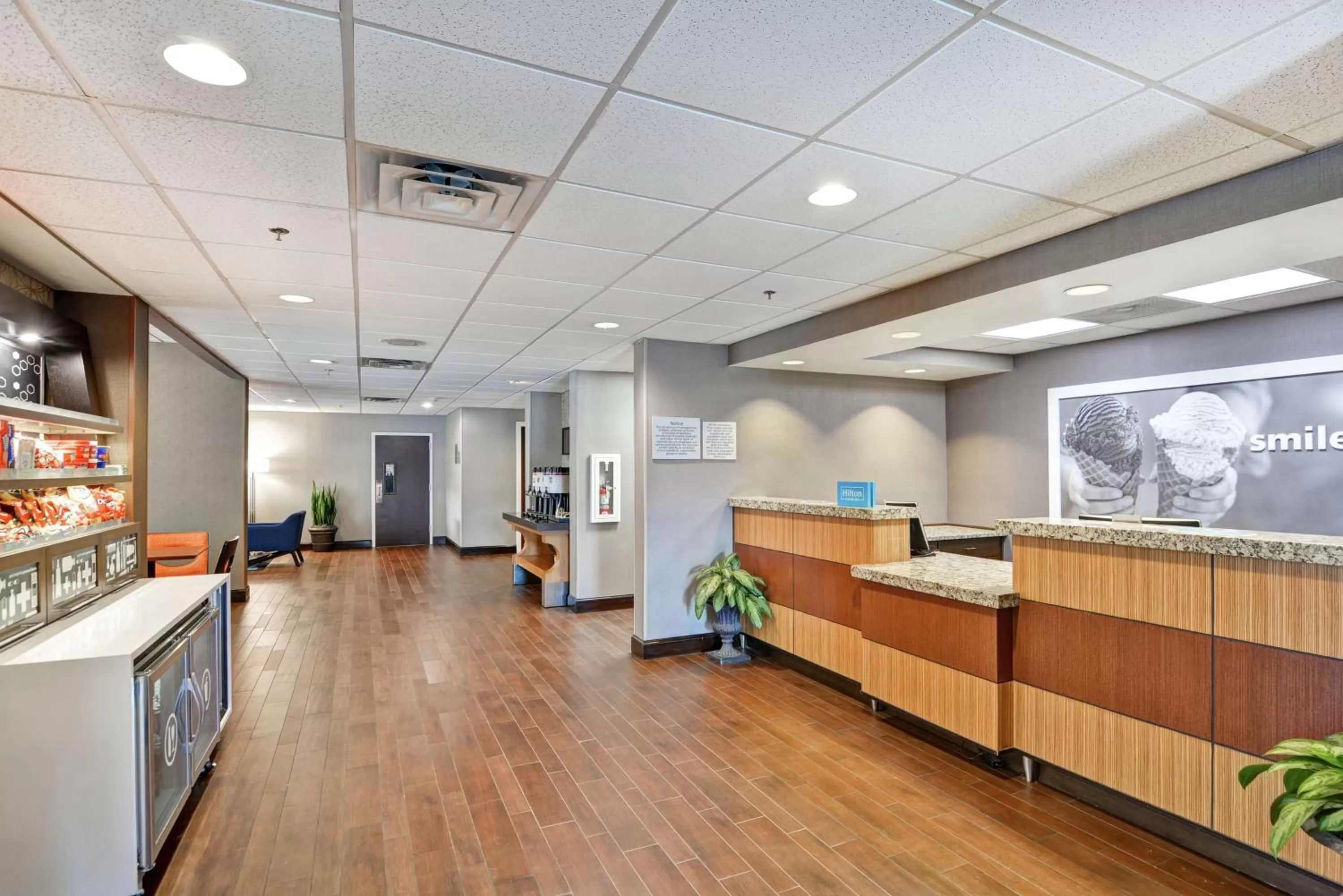 Lobby or reception in Hampton Inn Charlotte-Gastonia