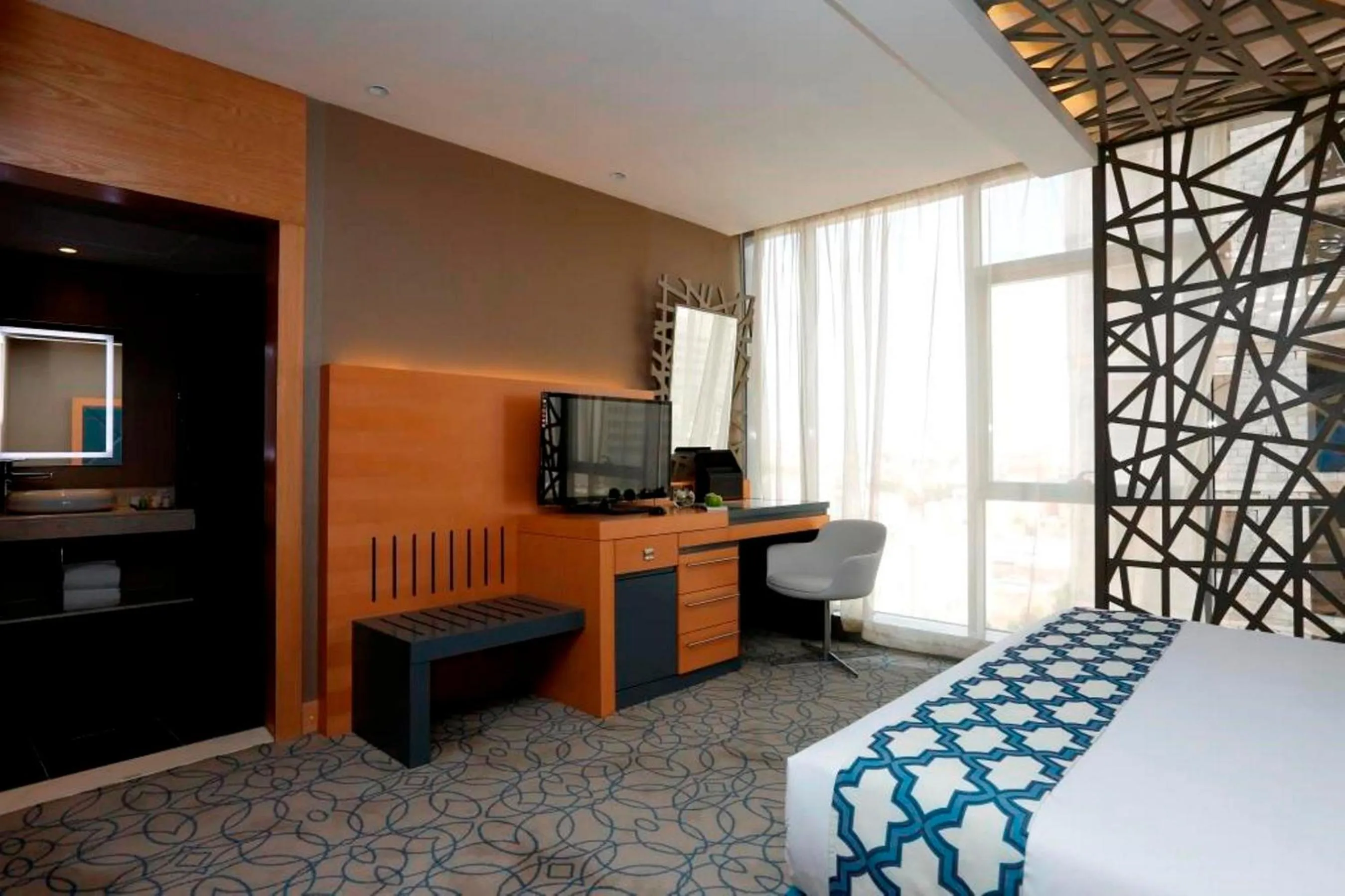 City view, Bed in Grand Plaza Hotel - Gulf Riyadh