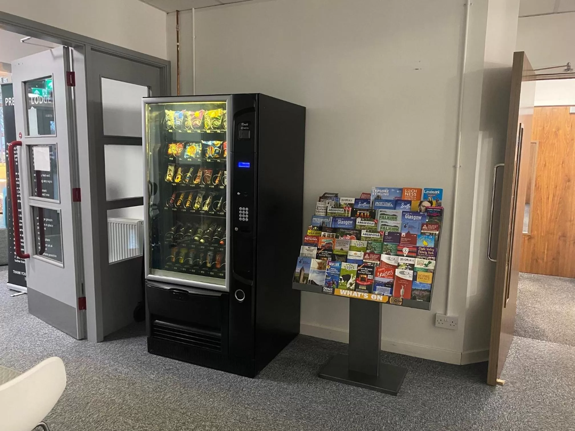 vending machine in Premier Lodge