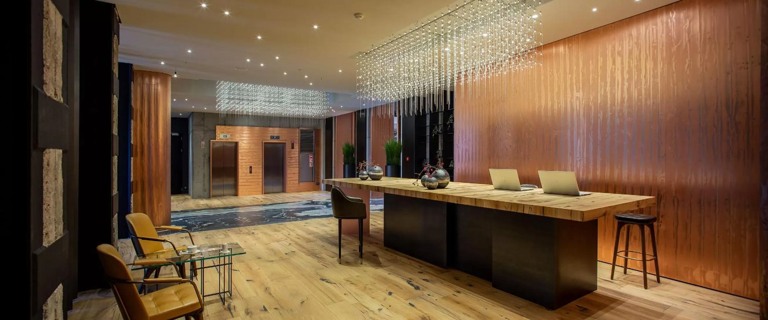 Lobby or reception in Hotel Warszawa