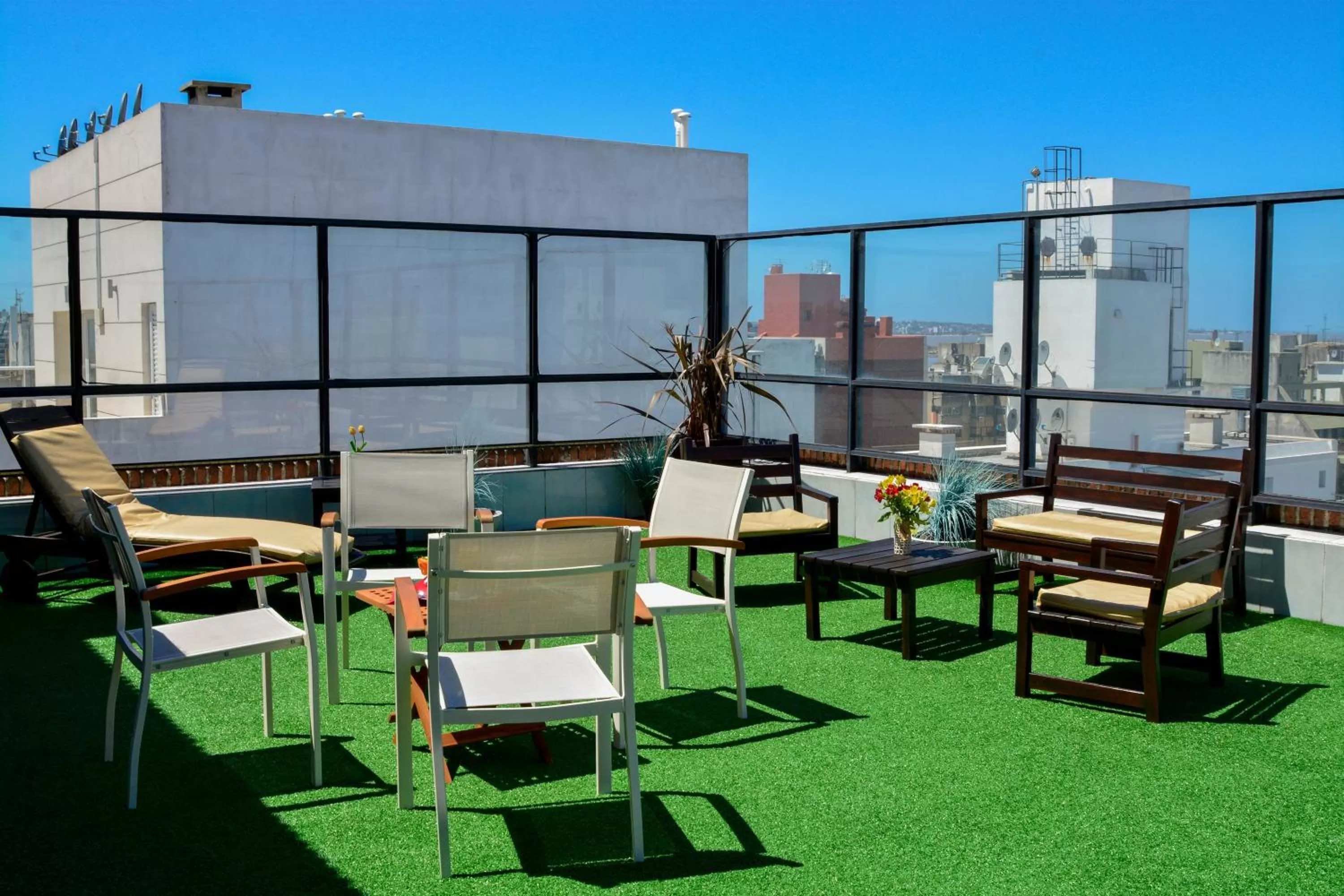 Solarium in Pocitos Plaza Hotel