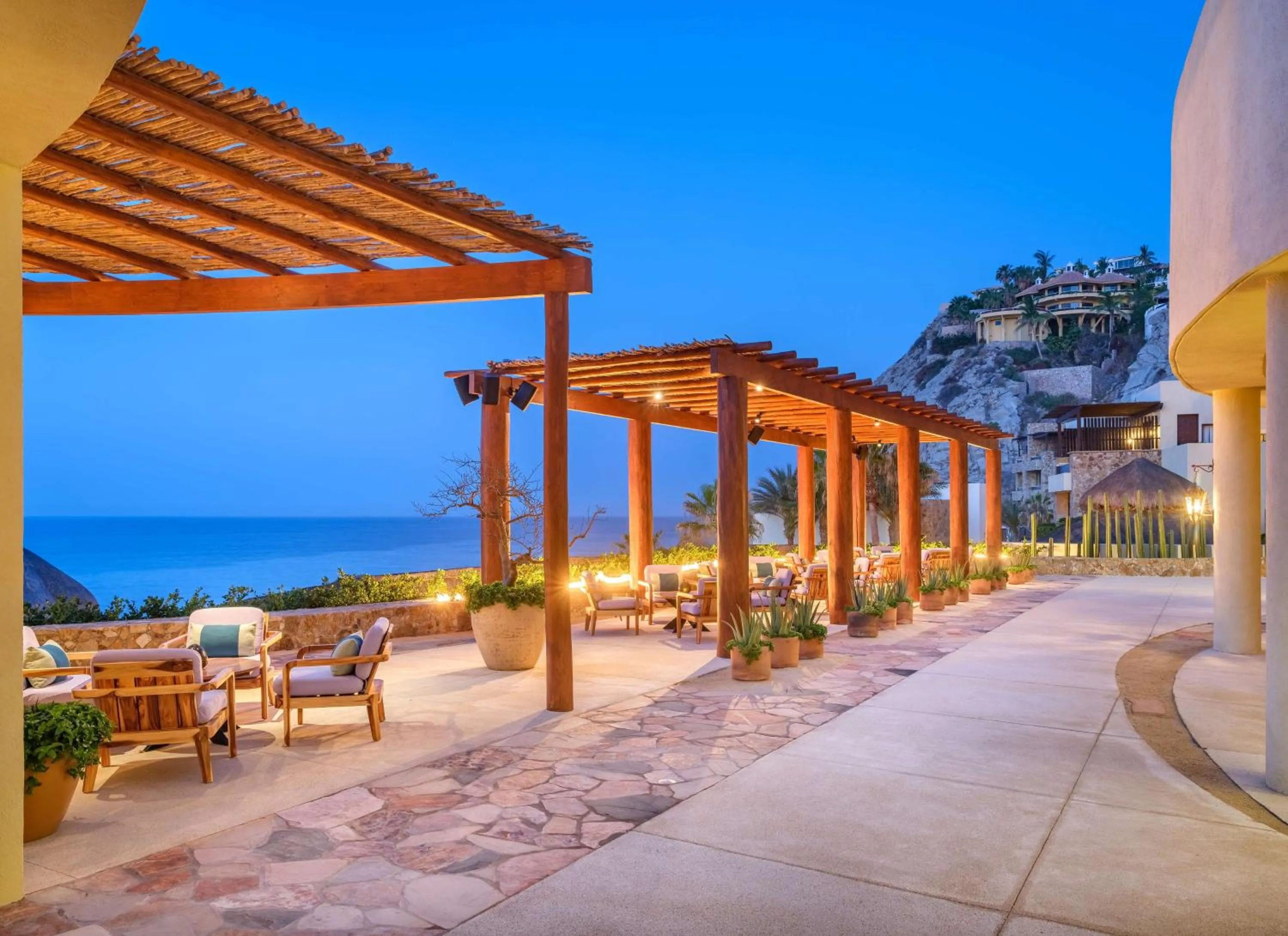 Patio in Waldorf Astoria Los Cabos Pedregal