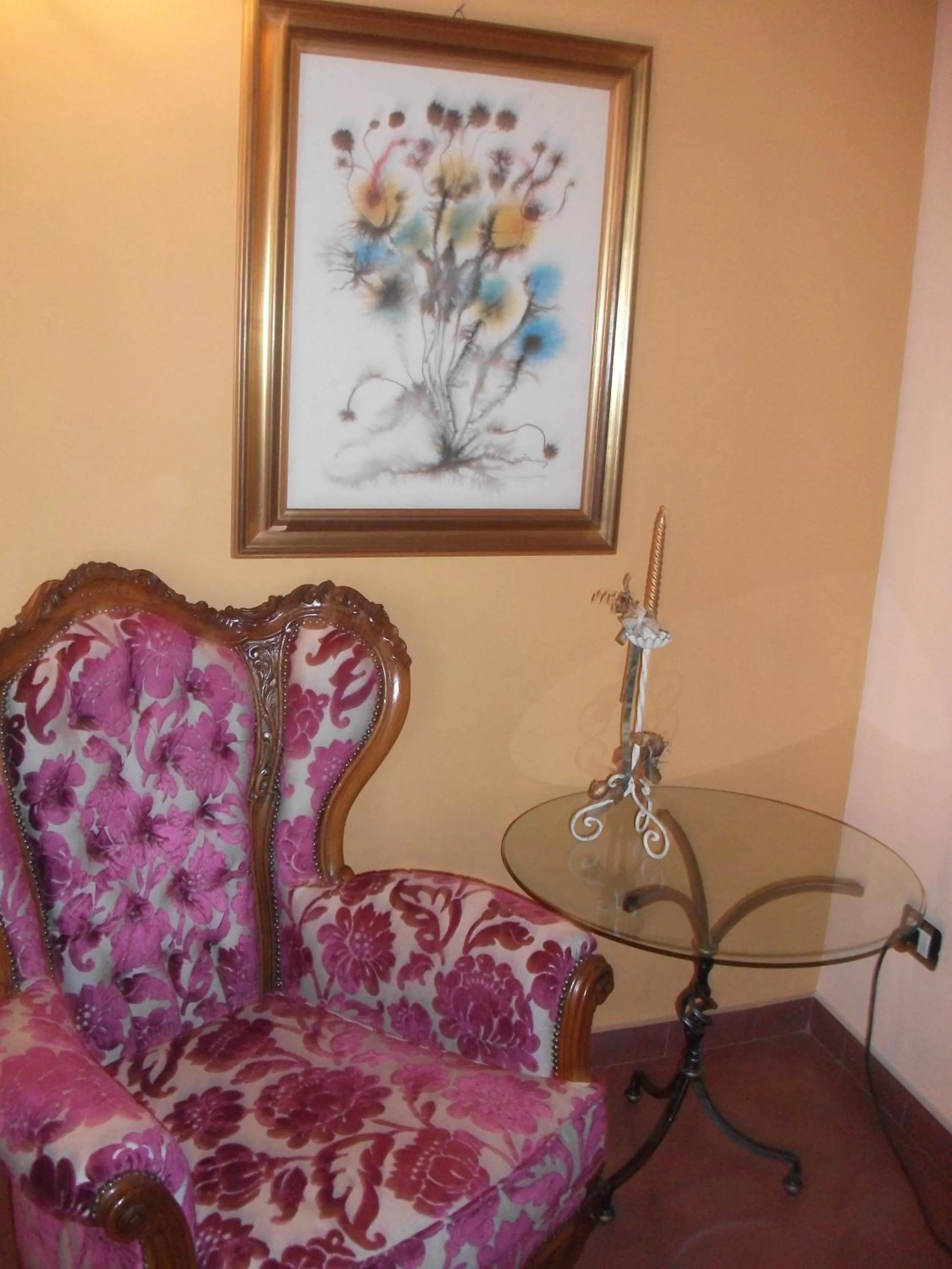 Decorative detail, Seating Area in Lakkios charming suites and rooms