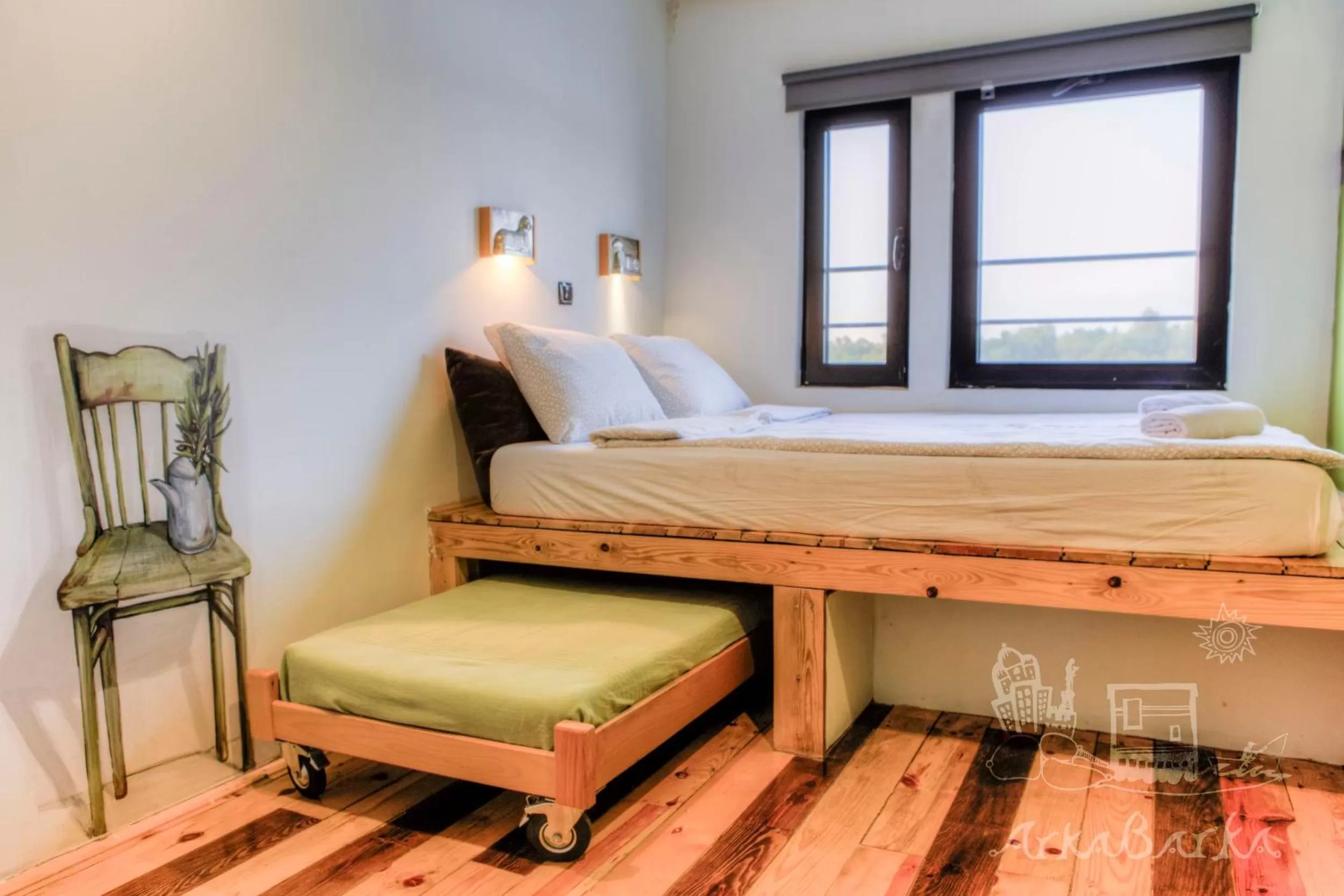 Spring, Bed in ArkaBarka 2- Floating Dream Rooms and Apartments