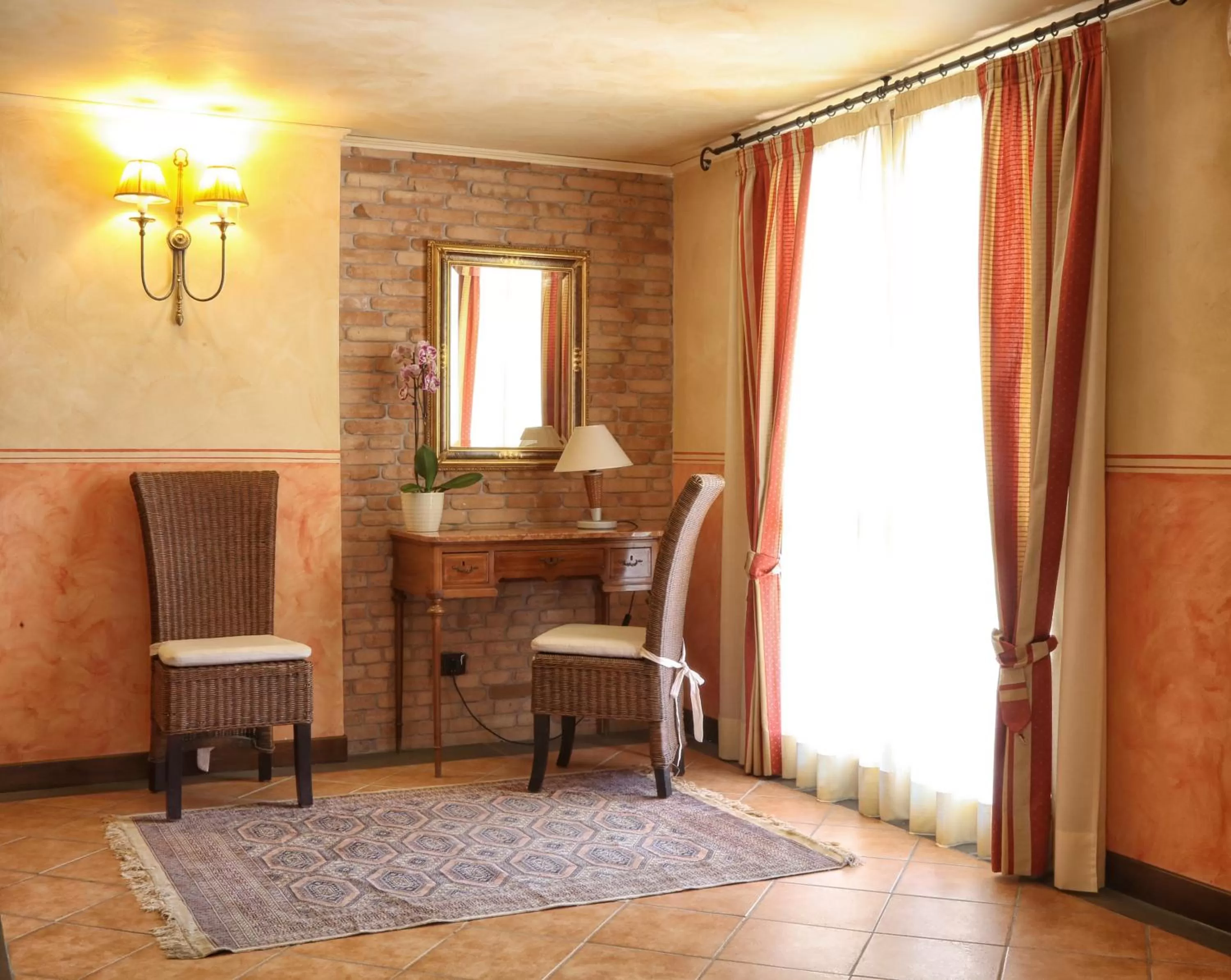 Communal lounge/ TV room in Hotel San Giorgio