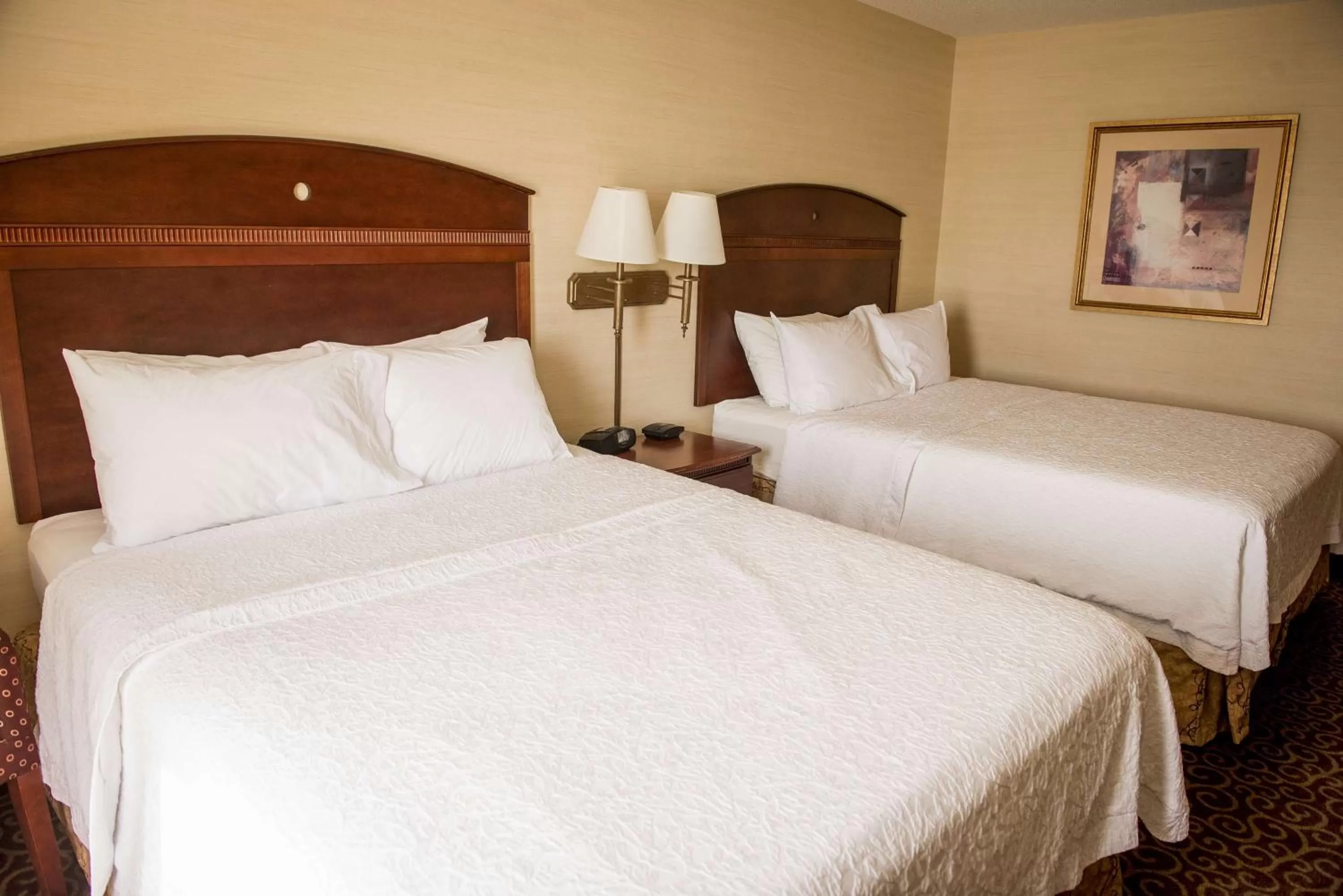 Bed in Hampton Inn Plover-Stevens Point