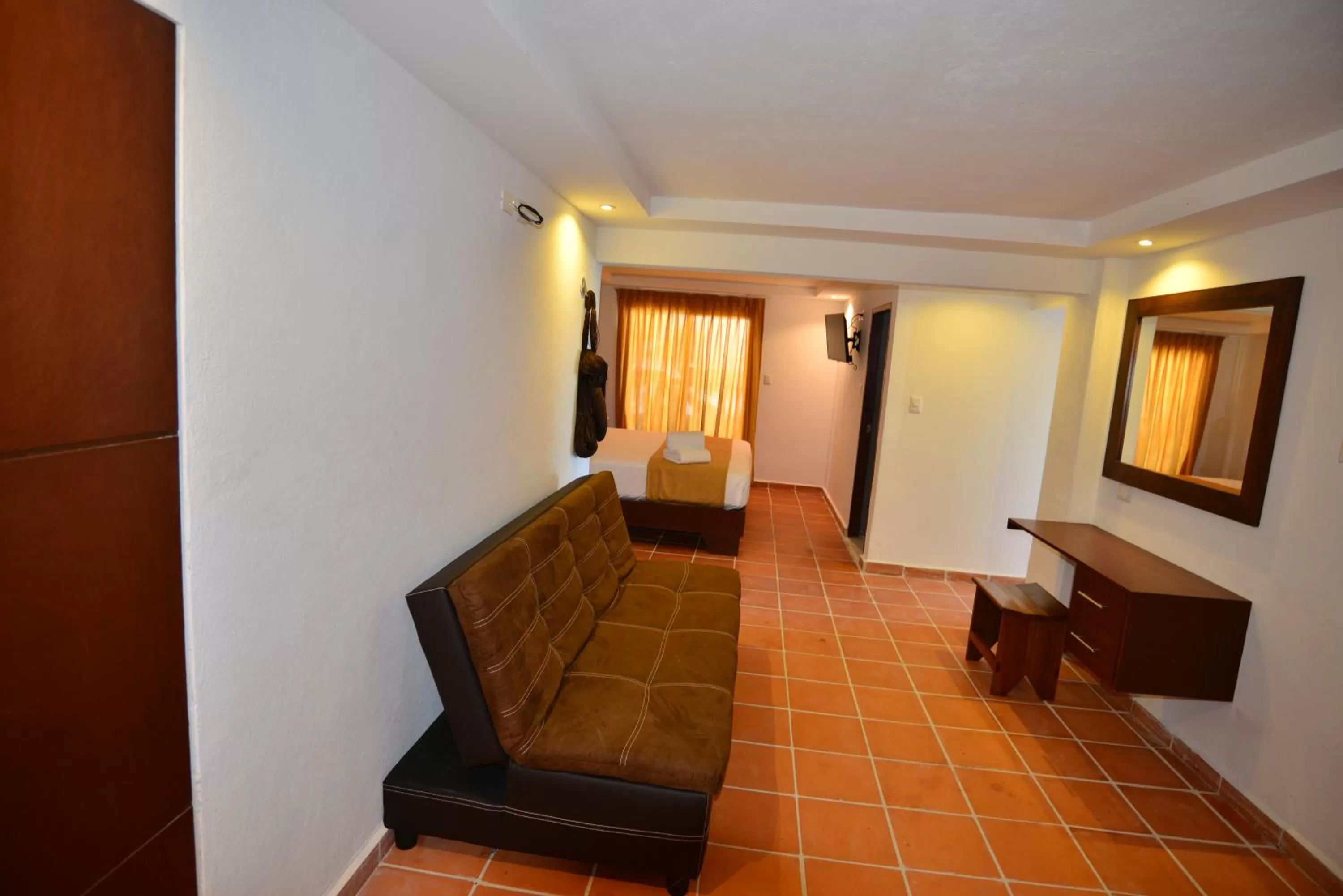 Bedroom in Hotel Rio Lagartos