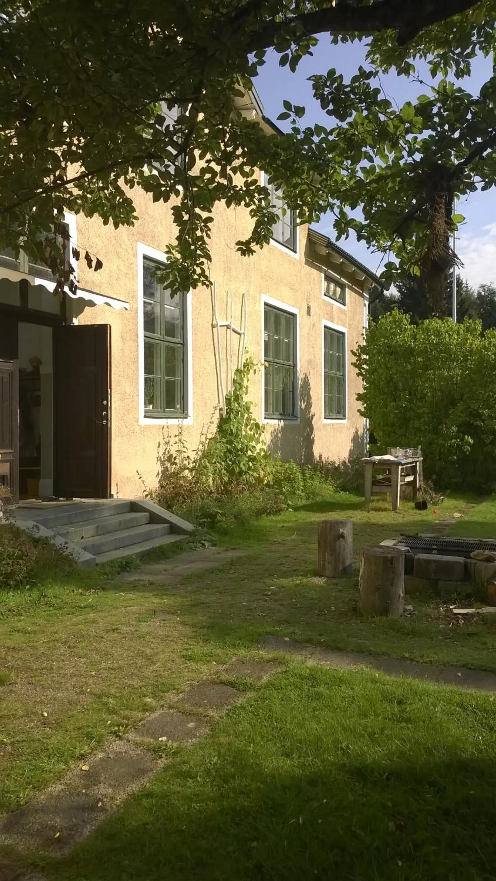 Patio, Garden in Baggå Skola BnB & Café