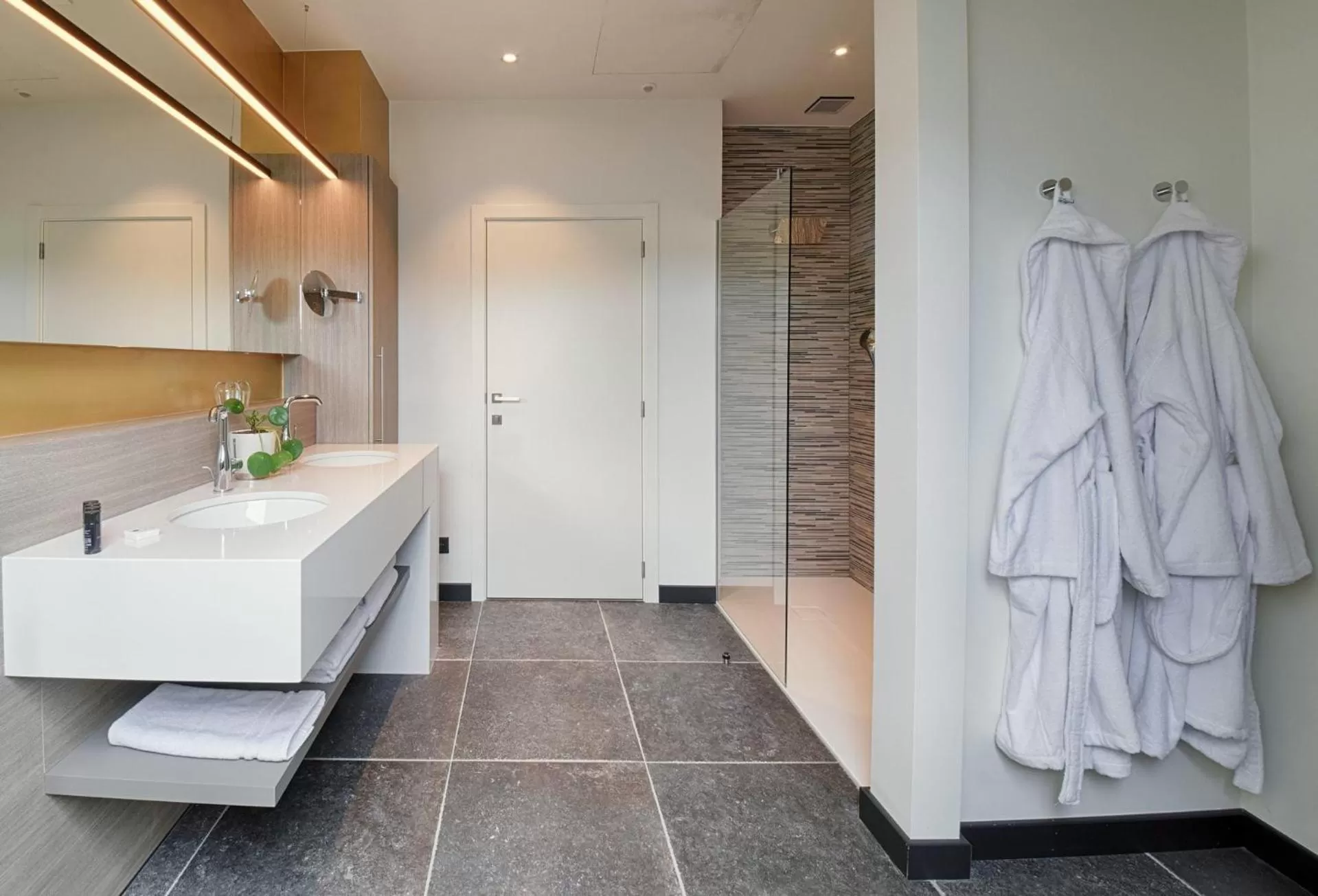 Shower in twee broeders