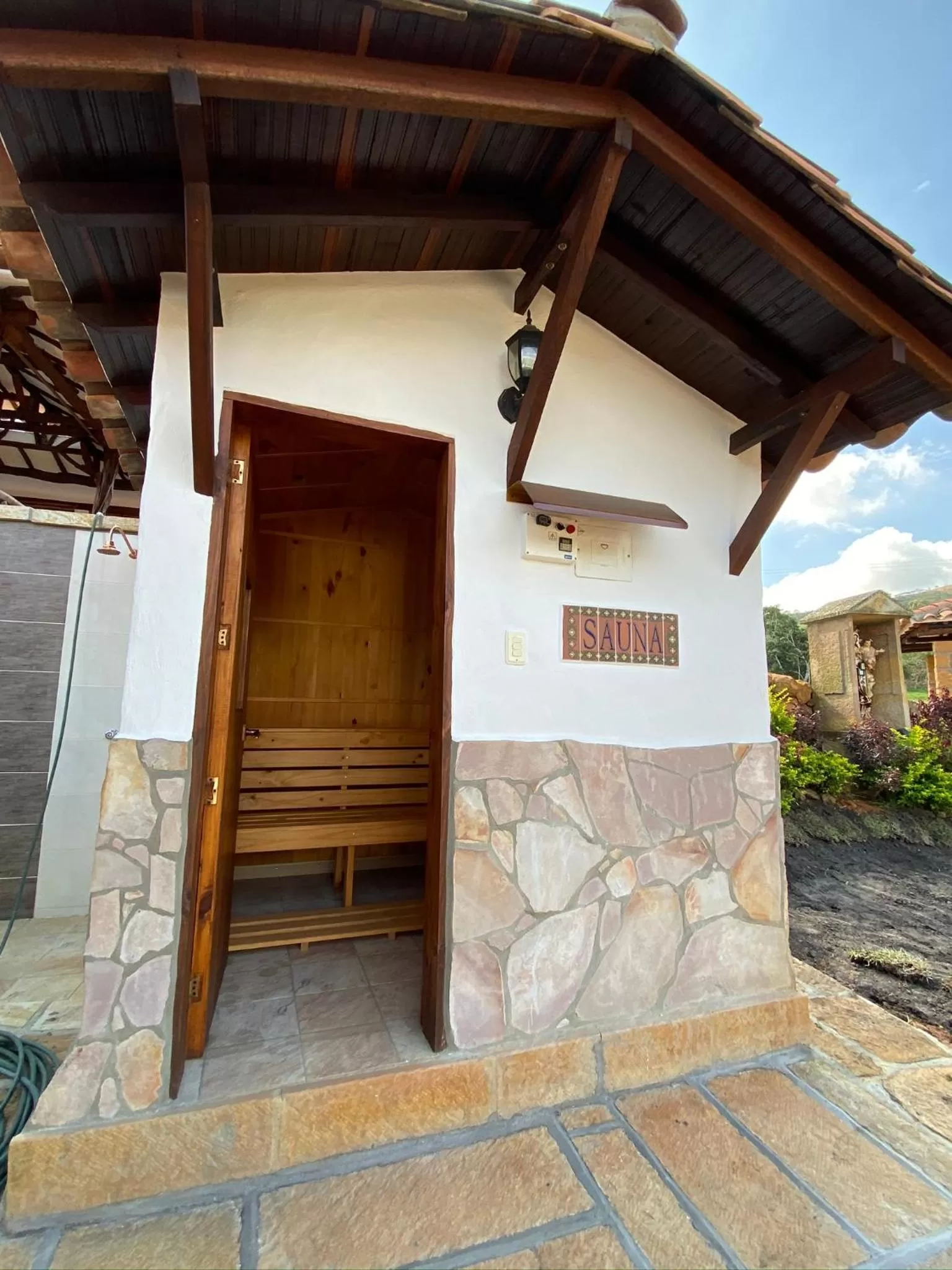 Sauna in Hotel Campestre Ataraxia Barichara