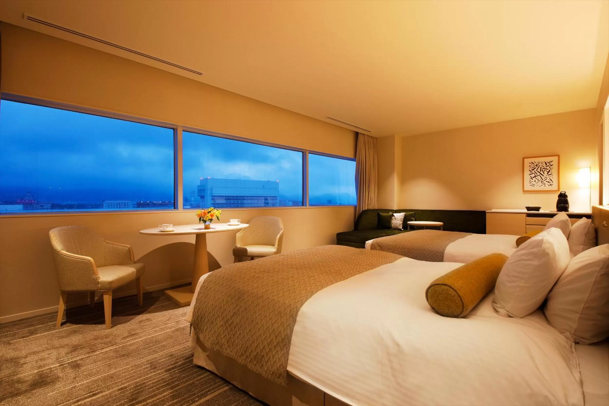 Photo of the whole room, Bed in Hotel Nikko Himeji