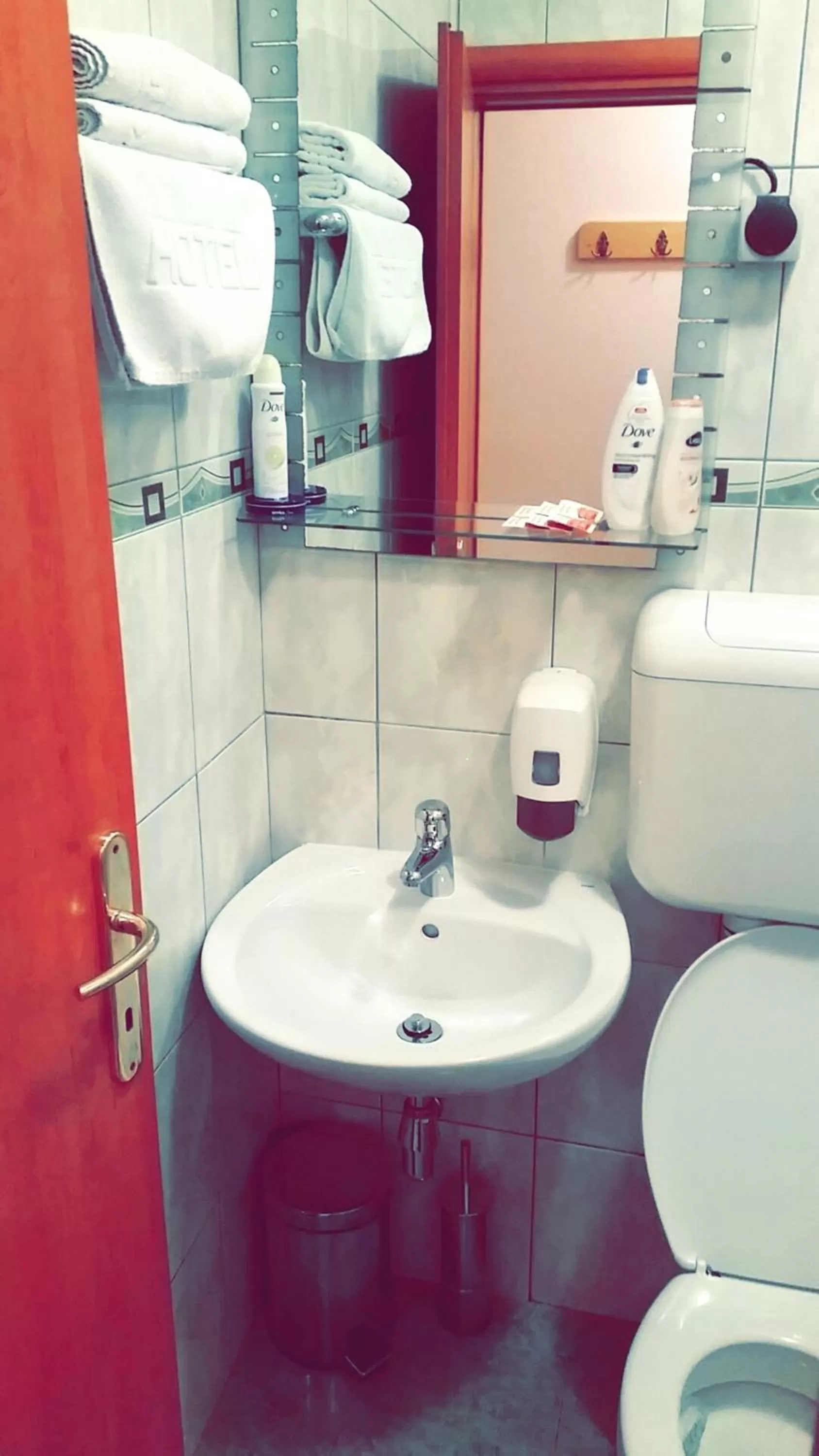 Bathroom in Motel Aura