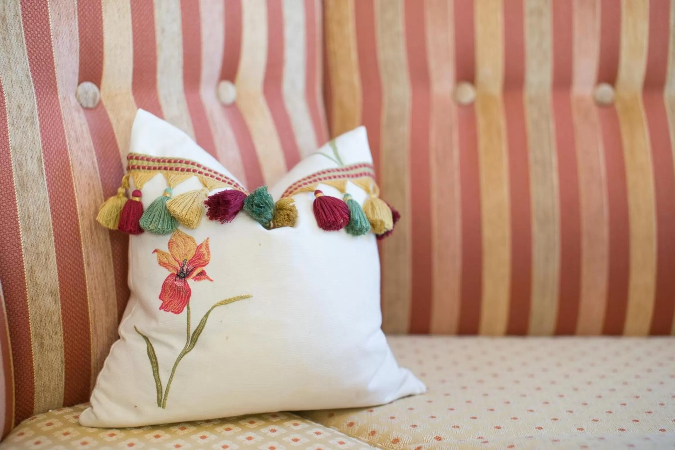 Decorative detail, Bed in Landhaus Grünau