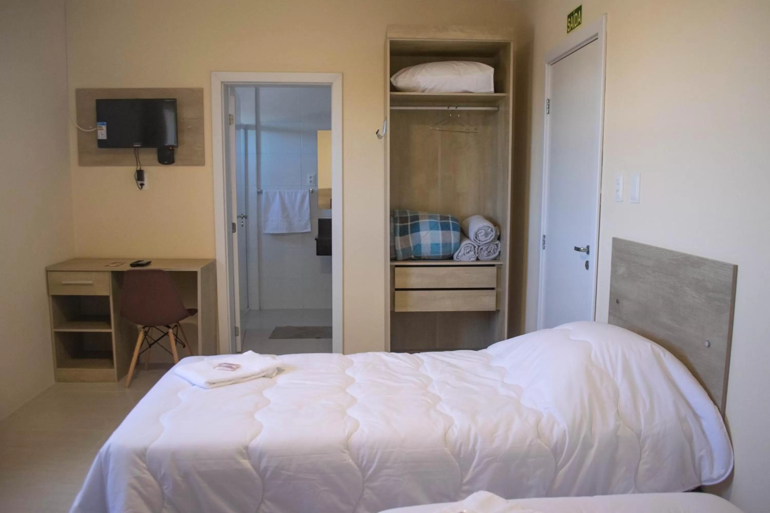 Bed in Hotel Marrocos