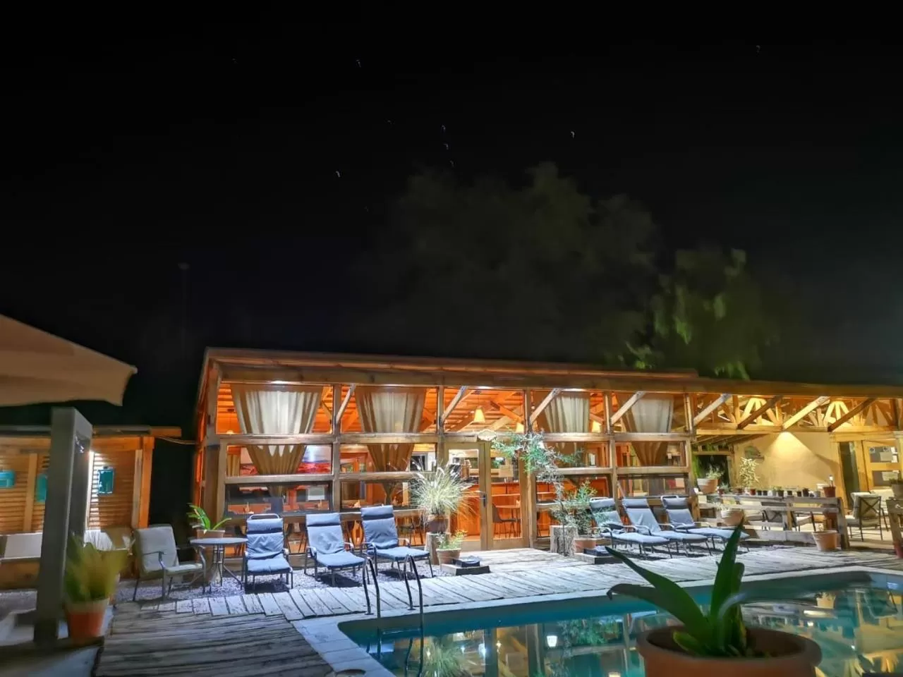Balcony/Terrace, Swimming Pool in Hotel La Cochera