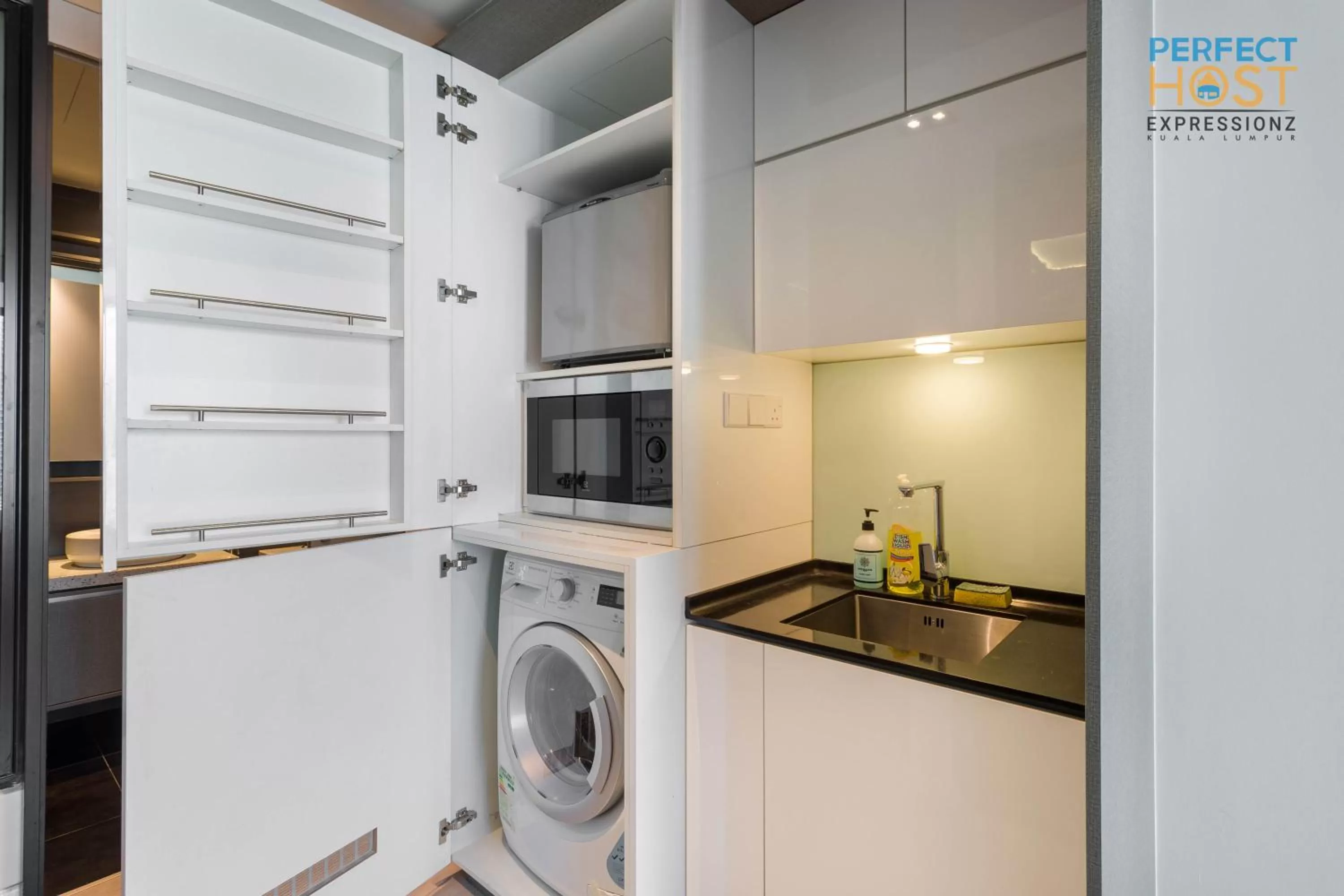dishwasher in Expressionz Suites KL by Perfect Host