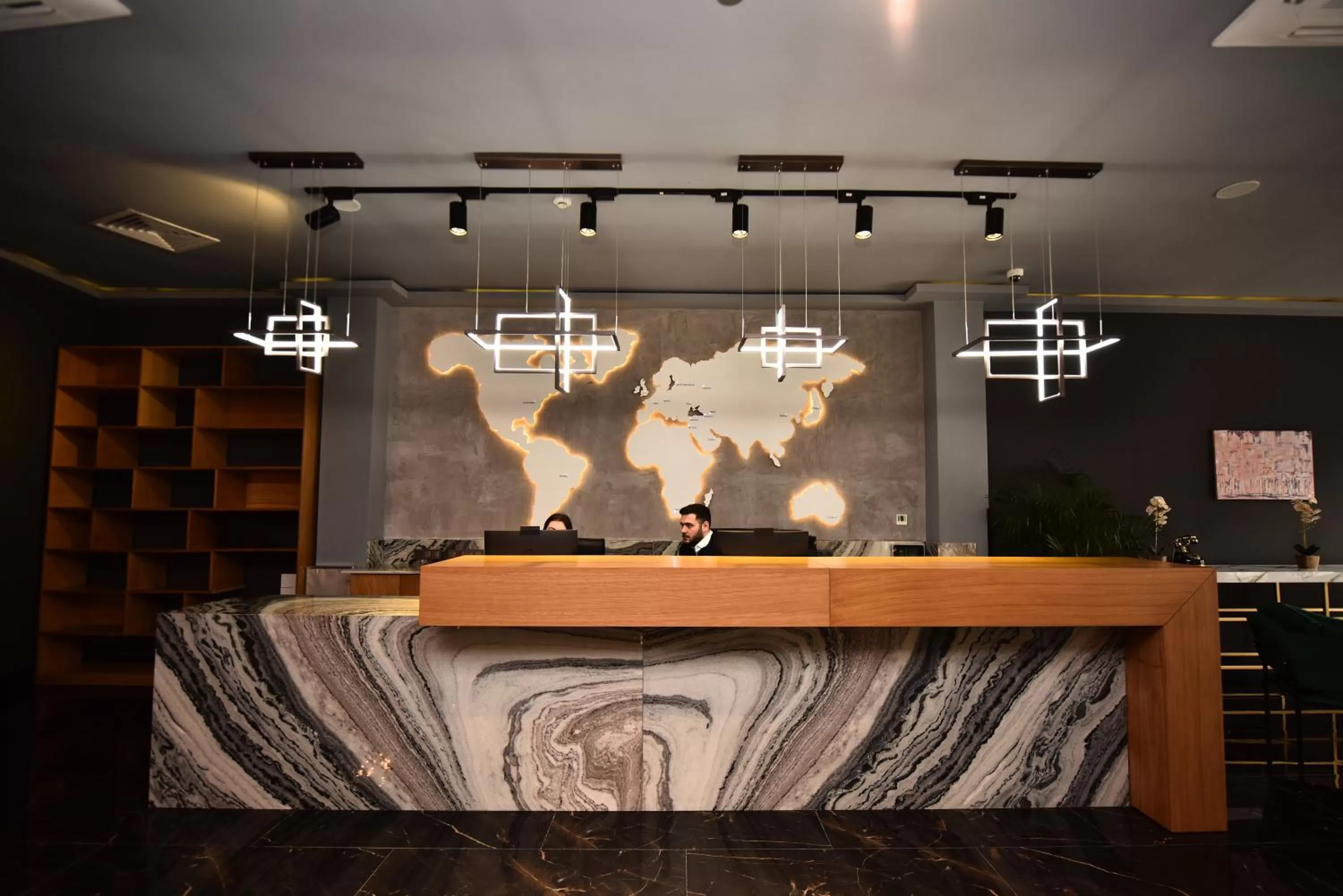 Lobby or reception in King Solomon Batumi Hotel