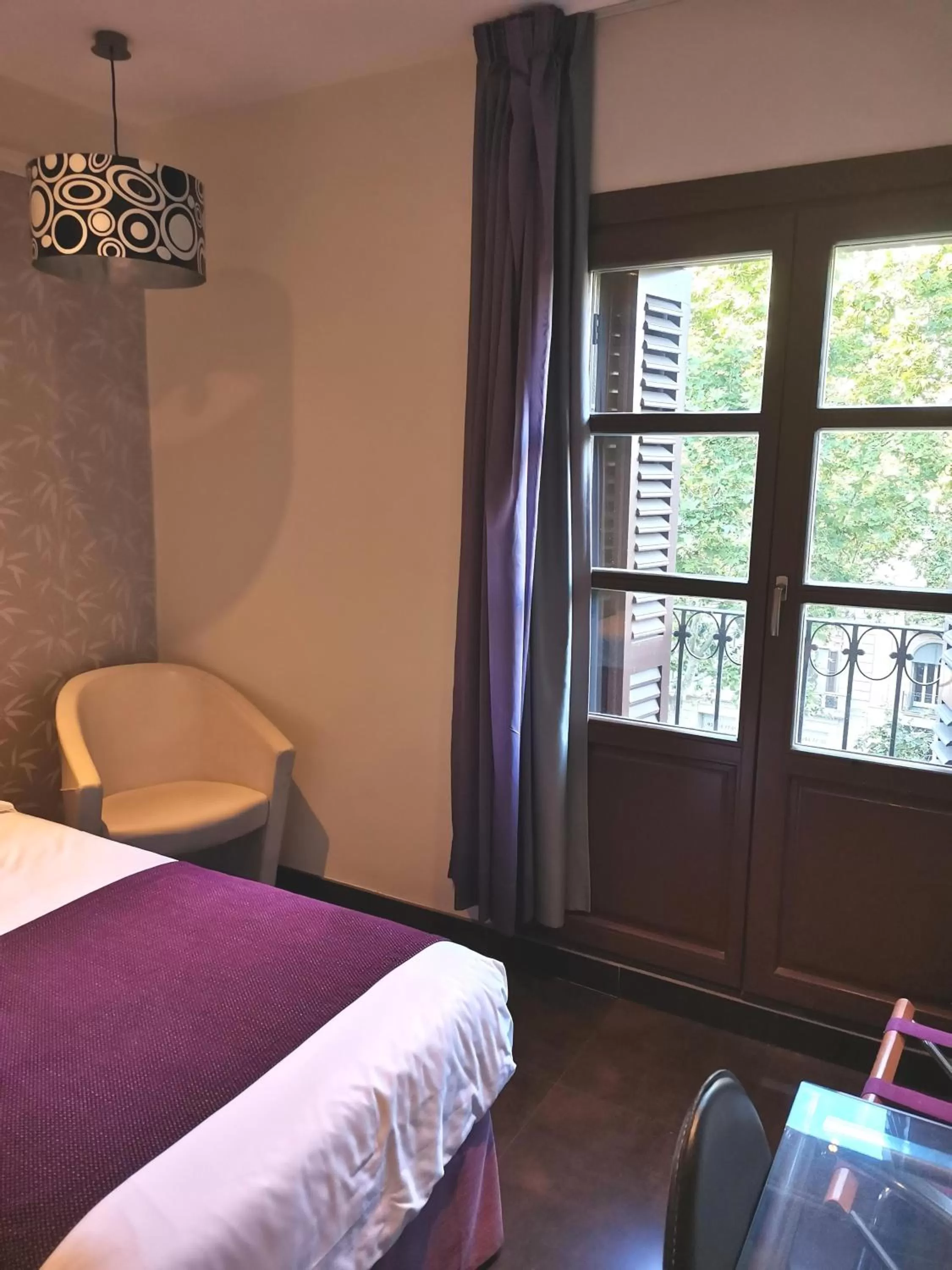 Bed in Hotel Lloret Ramblas