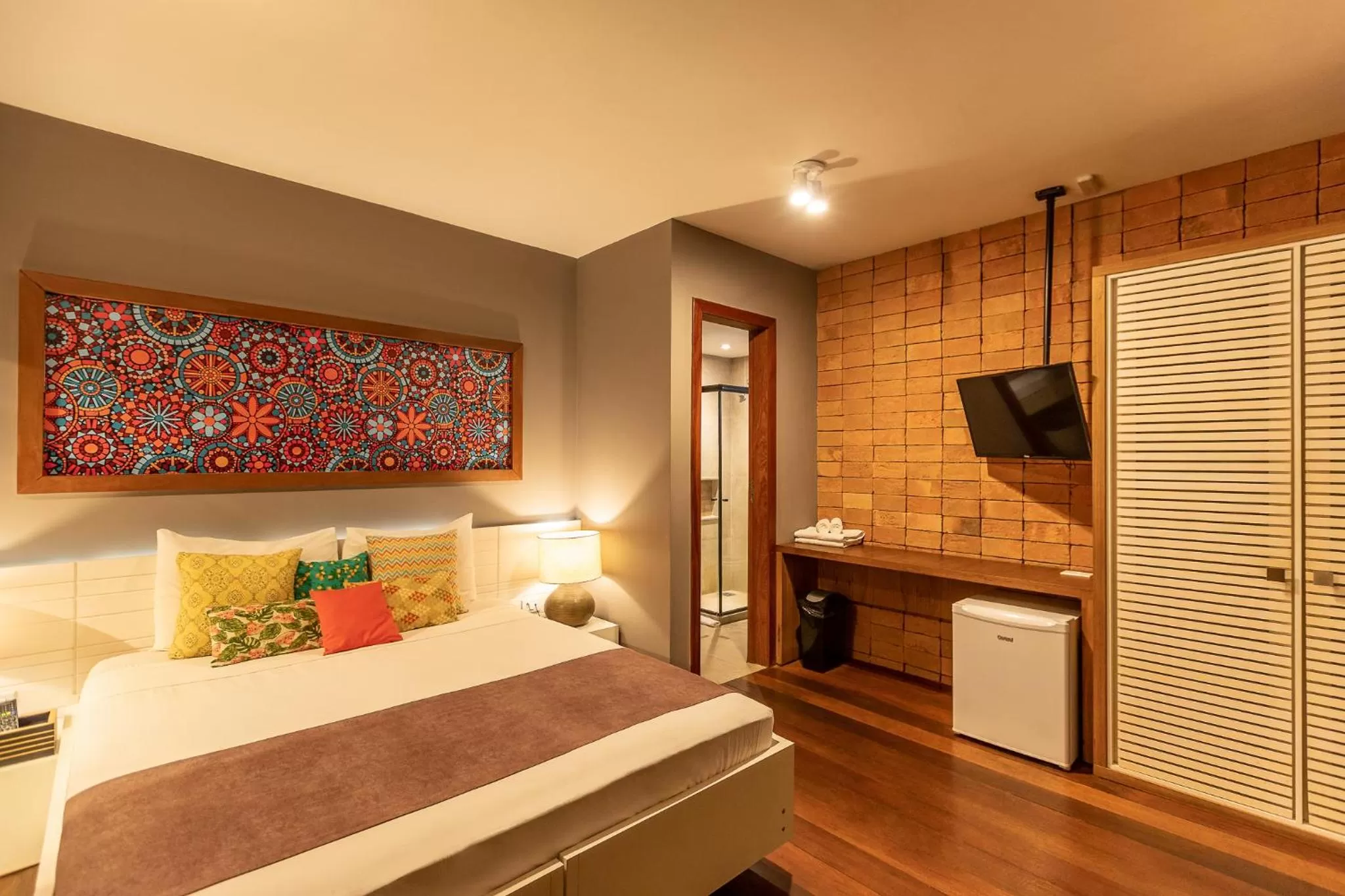 Photo of the whole room, Bed in Bravo Pousada Design