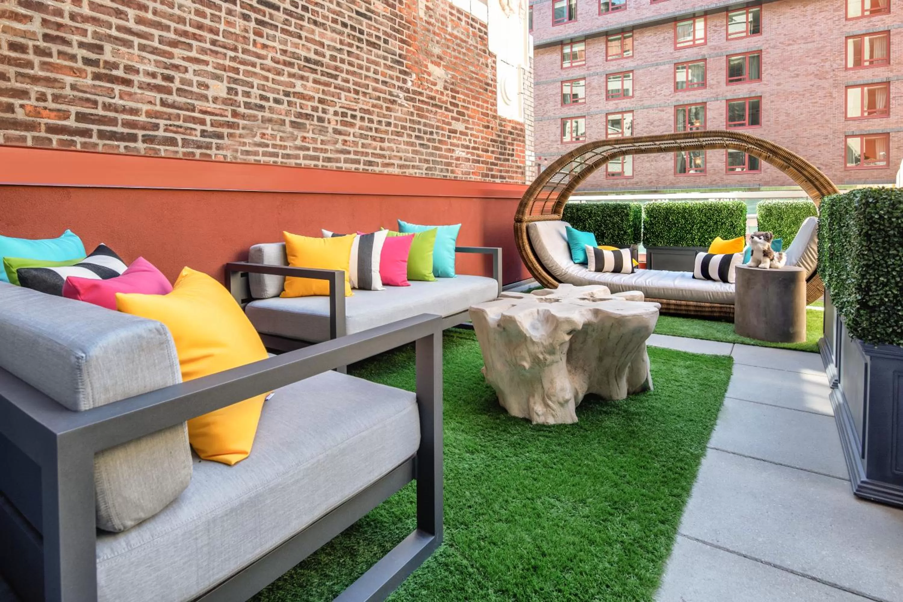 Patio in Staypineapple, An Artful Hotel, Midtown New York