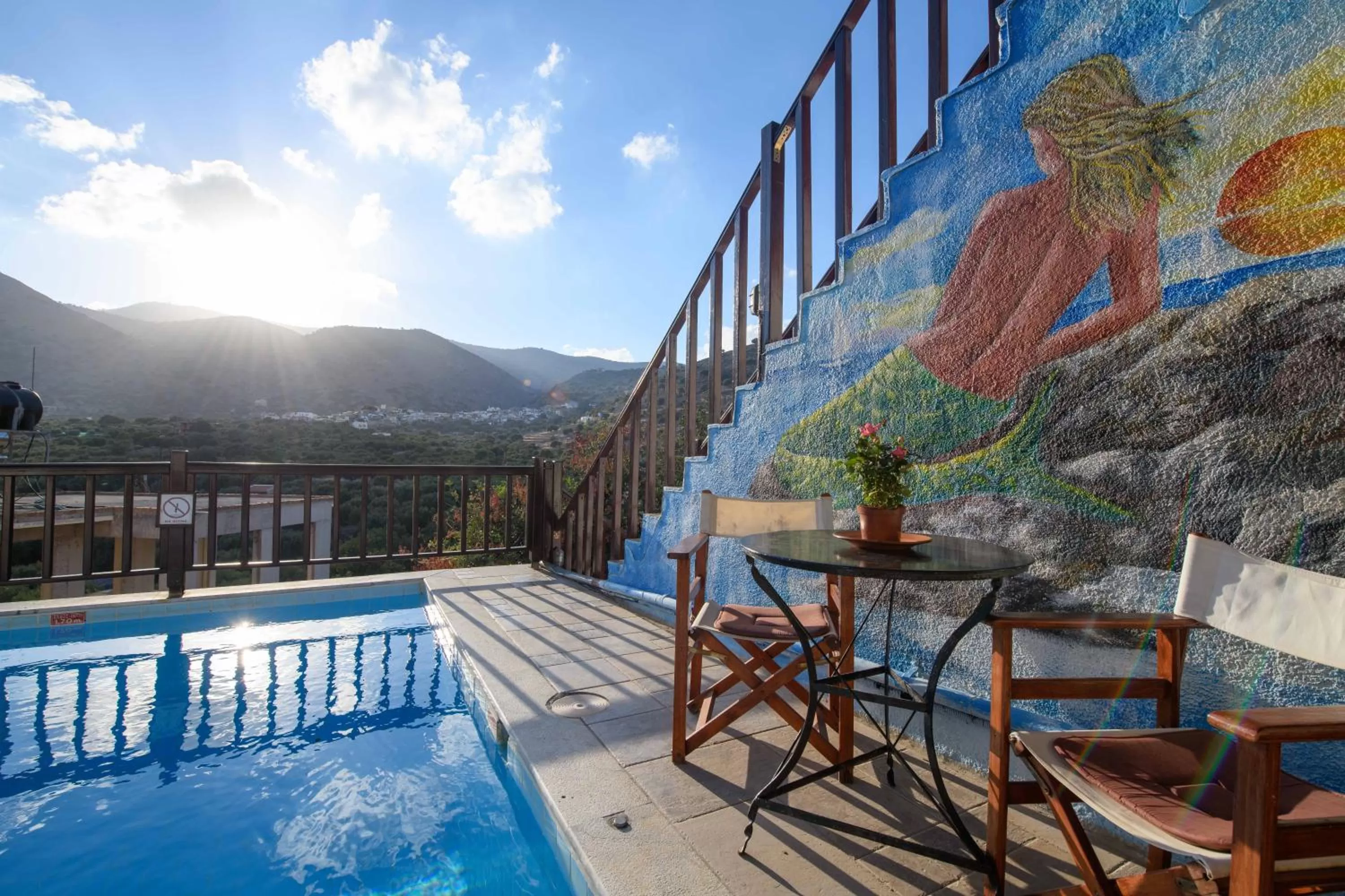 Swimming Pool in The Traditional Homes of Crete