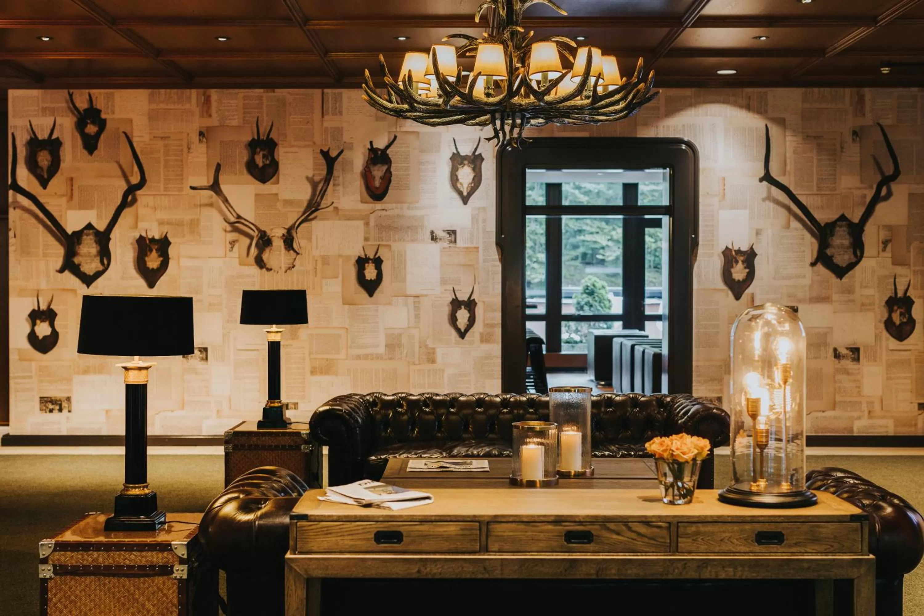 Lobby or reception in Hotel Forsthaus Nürnberg Fürth