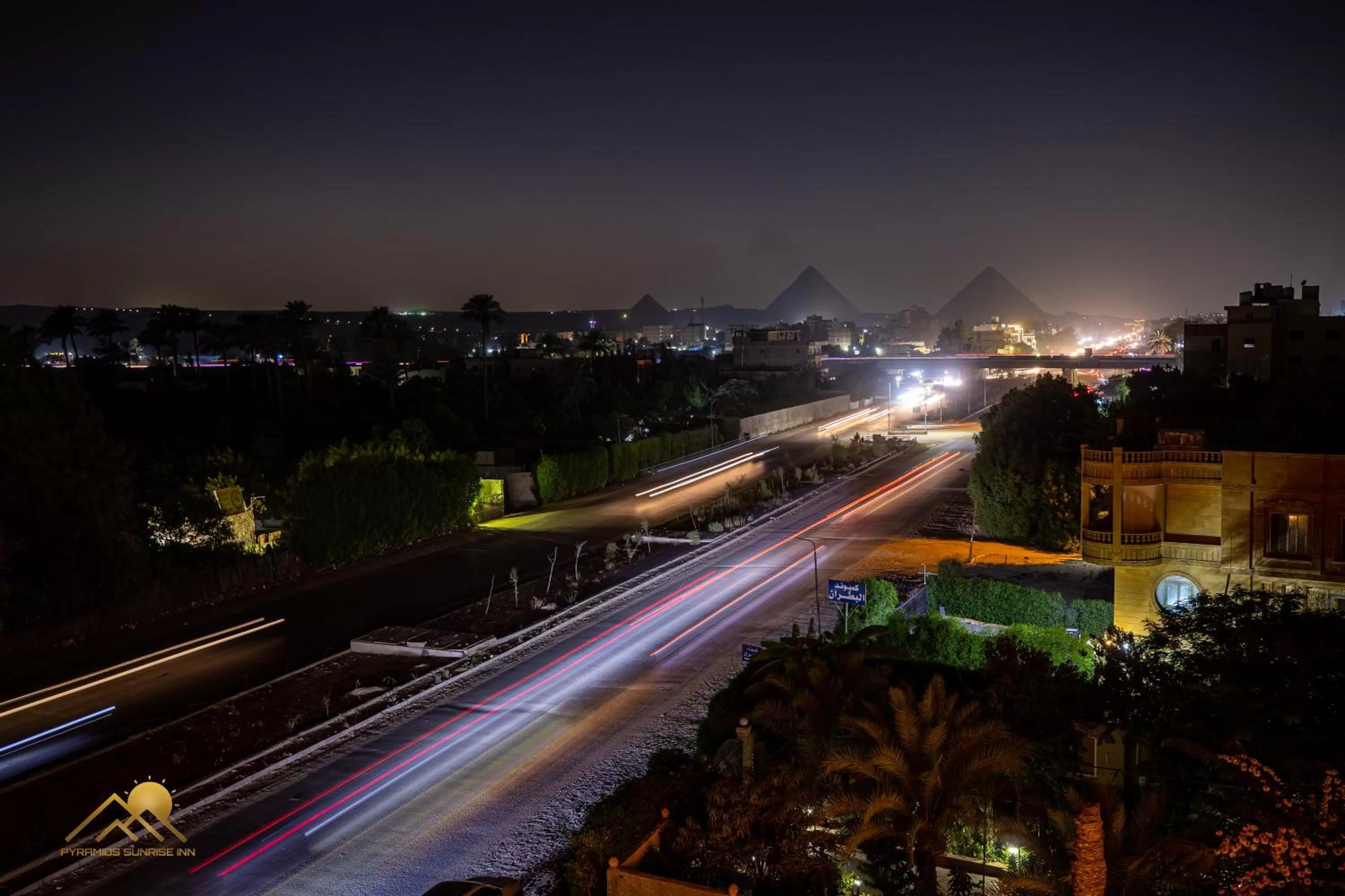 City view in Pyramids sunrise inn
