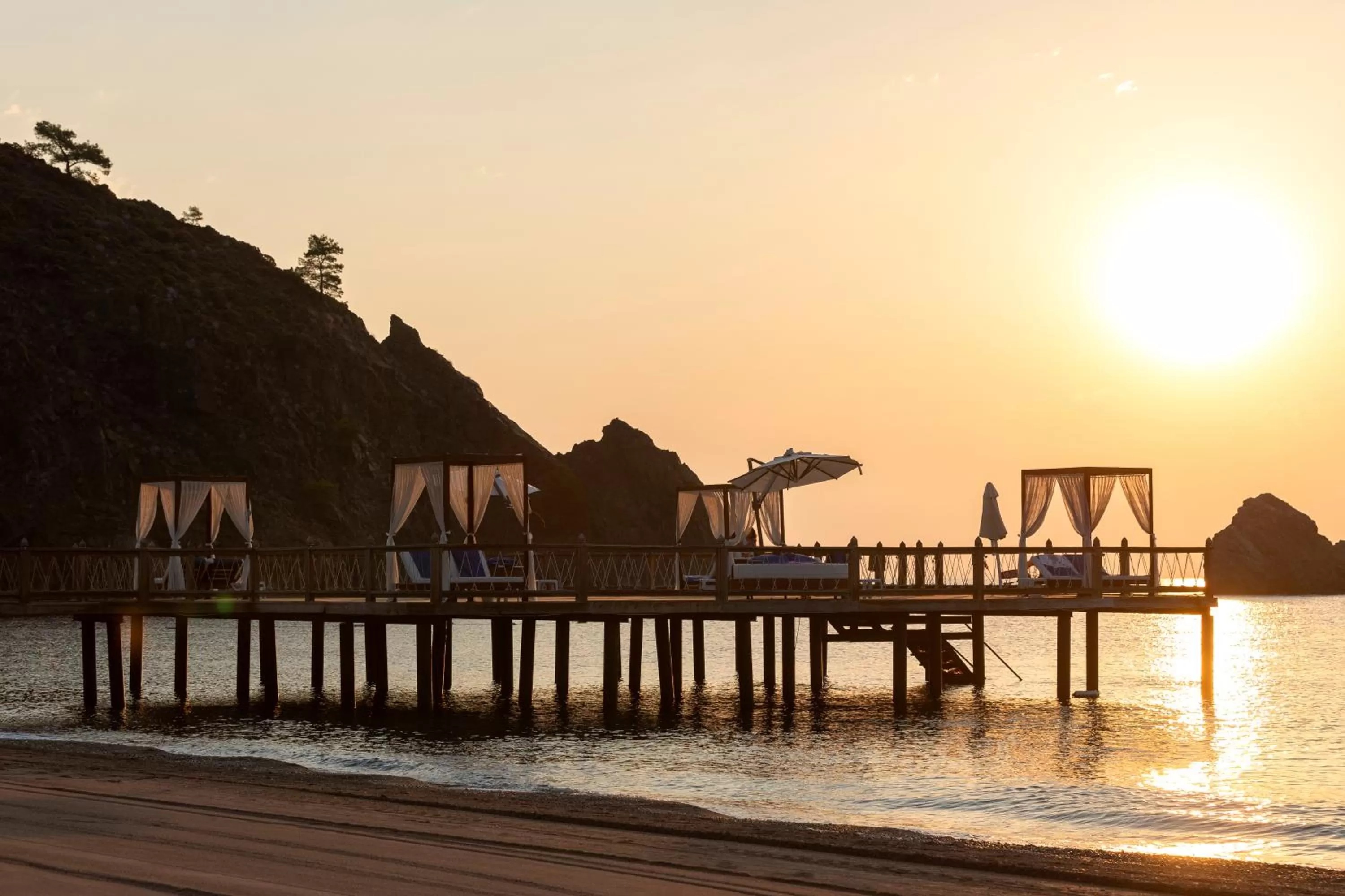 Beach in Rixos Premium Tekirova - The Land of Legends Access