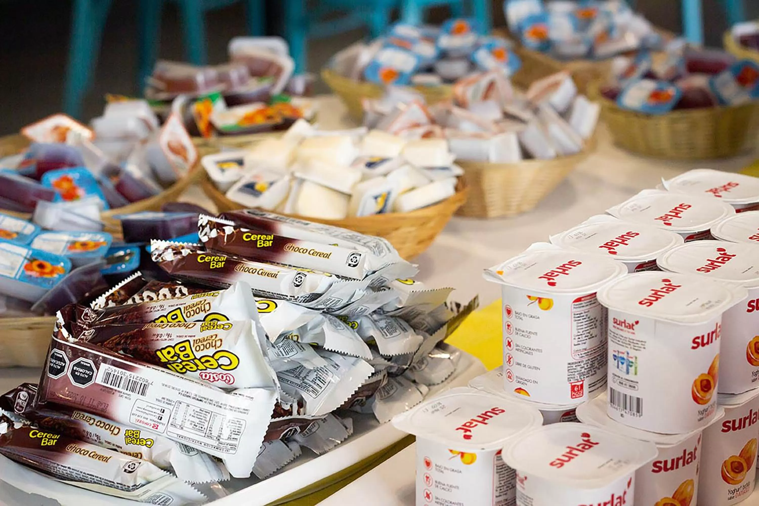 Buffet breakfast in Novapark