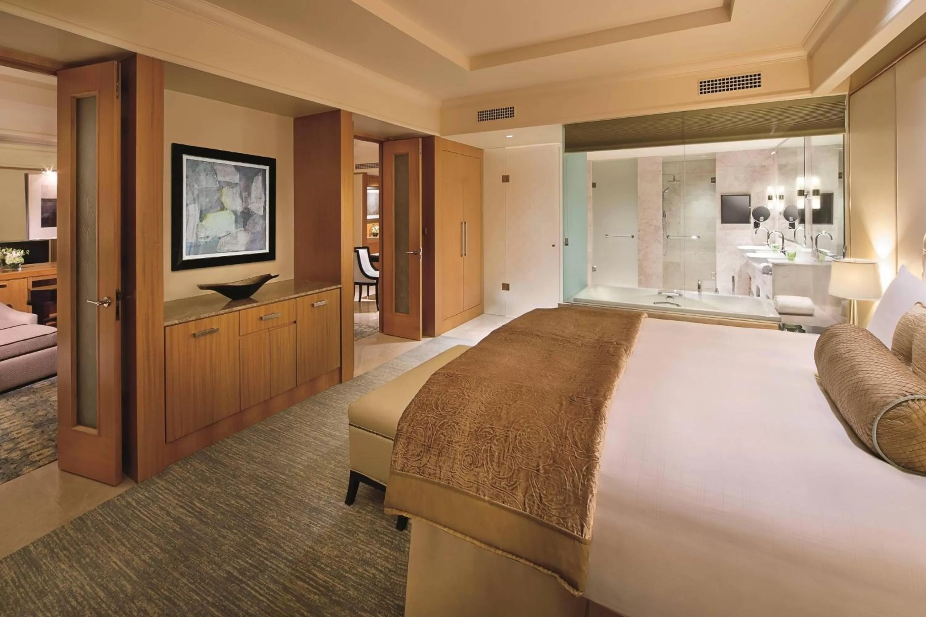 Bedroom, Bed in The Ritz-Carlton, Dubai International Financial Centre