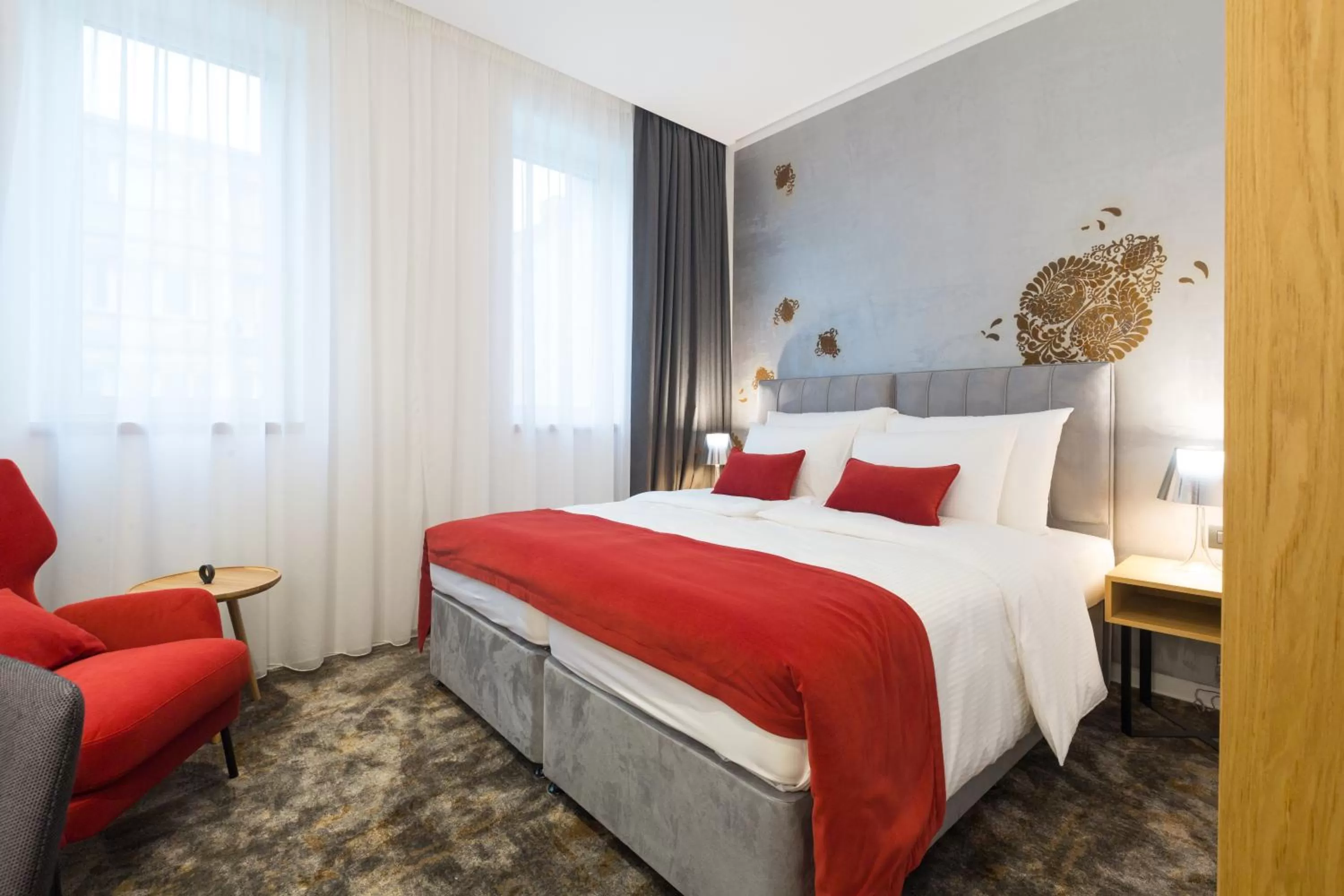 Bedroom, Bed in Boutique Hotel Museum