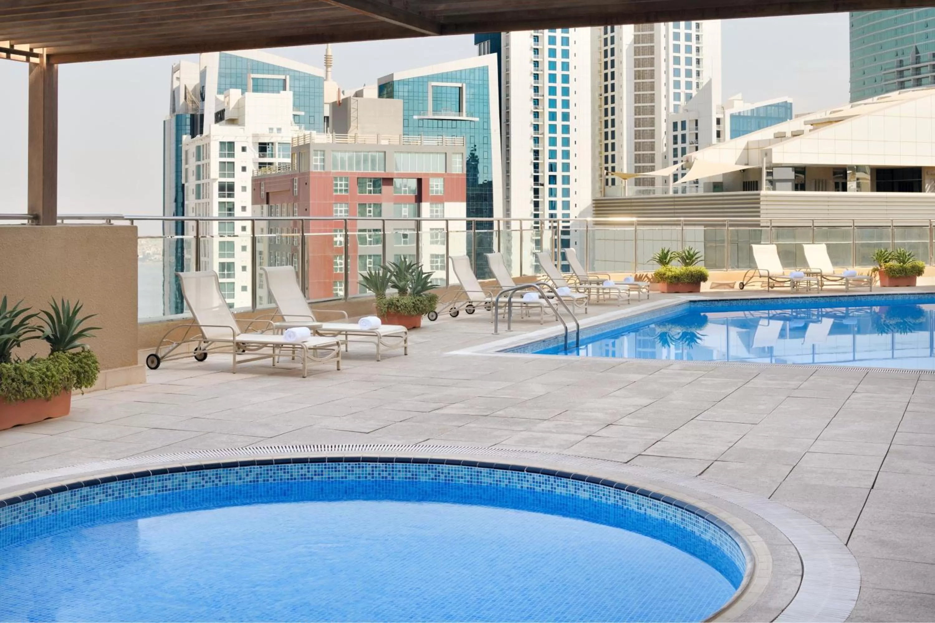 Swimming pool in Marriott Executive Apartments Manama, Bahrain