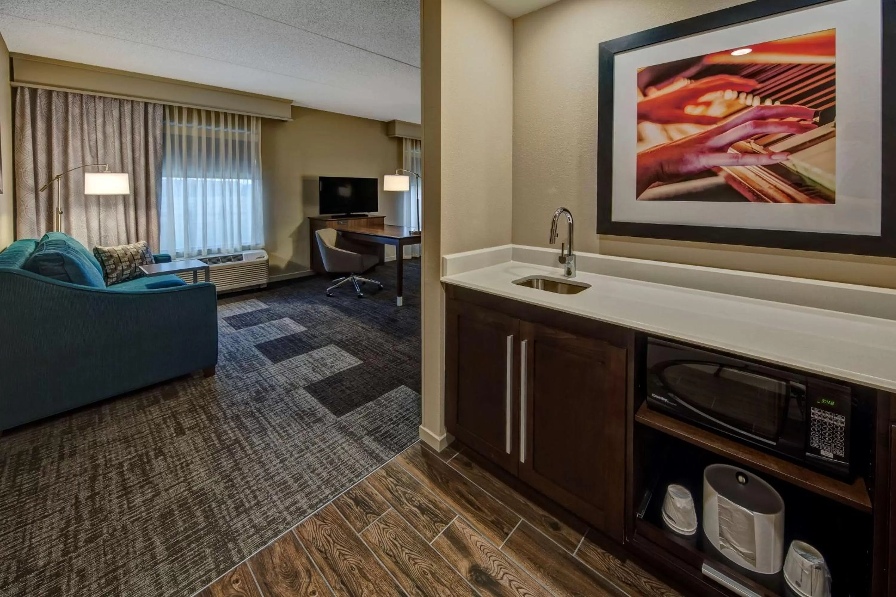 Kitchen or kitchenette in Hampton Inn & Suites By Hilton Nashville Hendersonville Tn