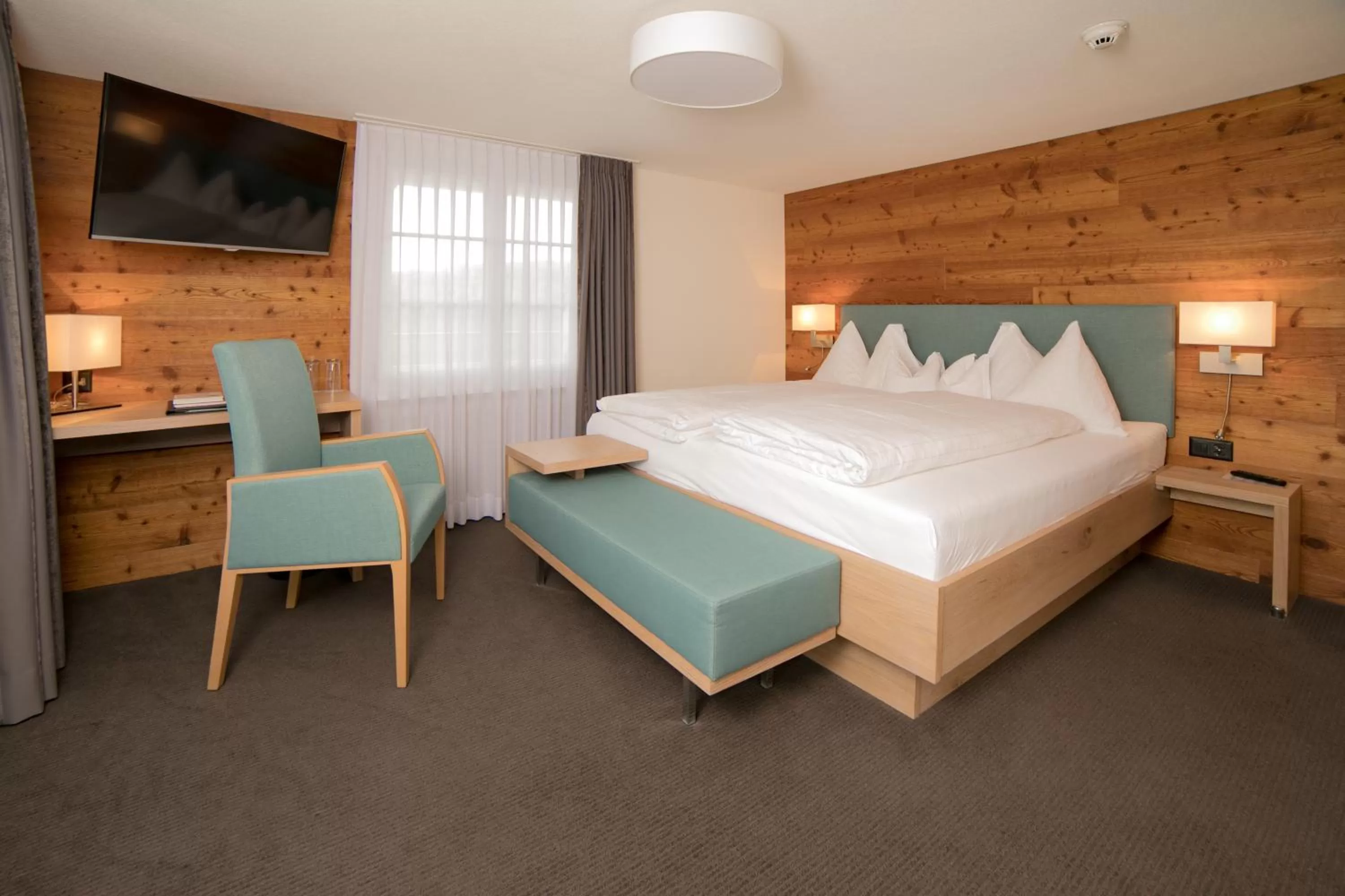 Bed in Hotel Friedheim