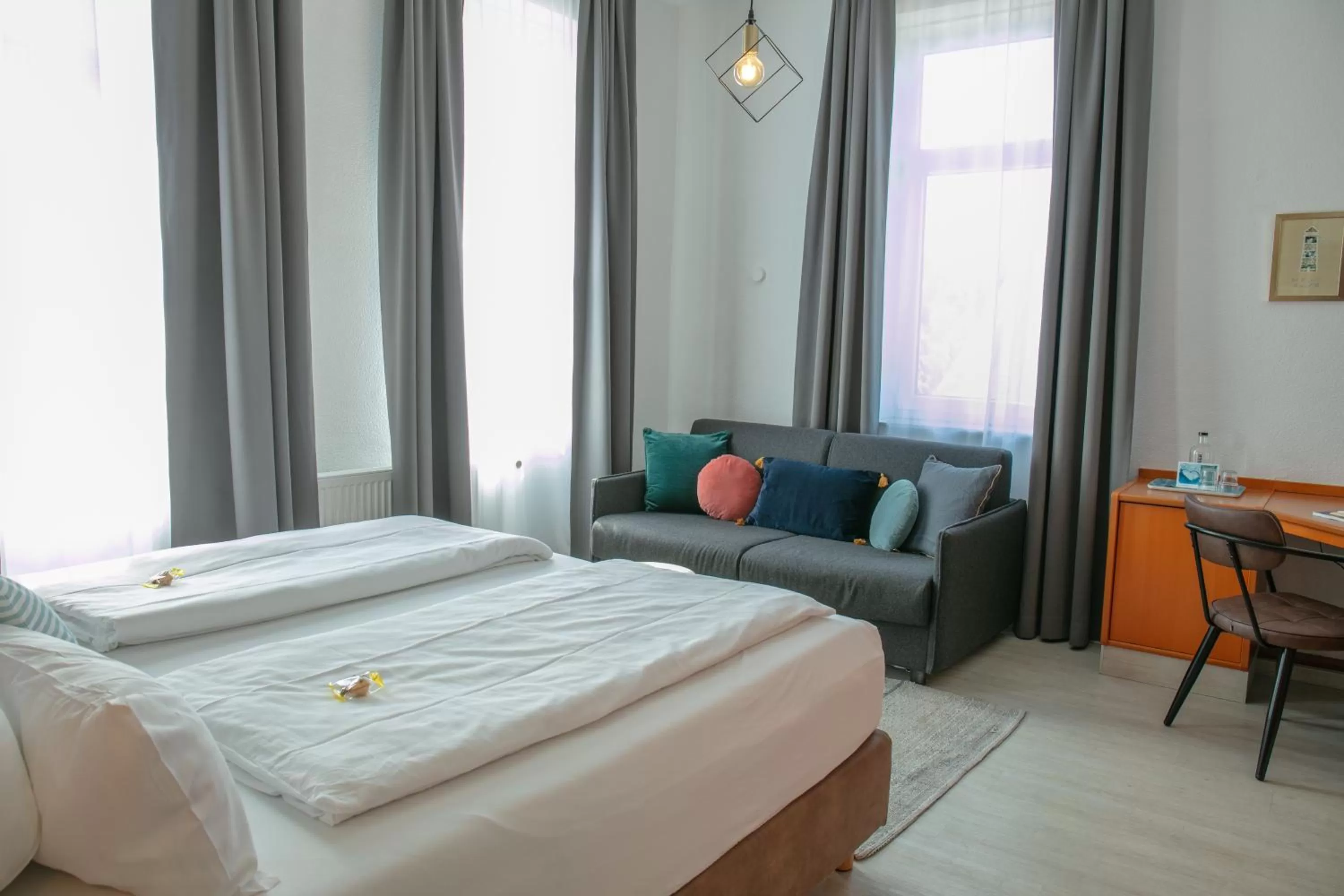 Photo of the whole room, Bed in Hotel Bethanien