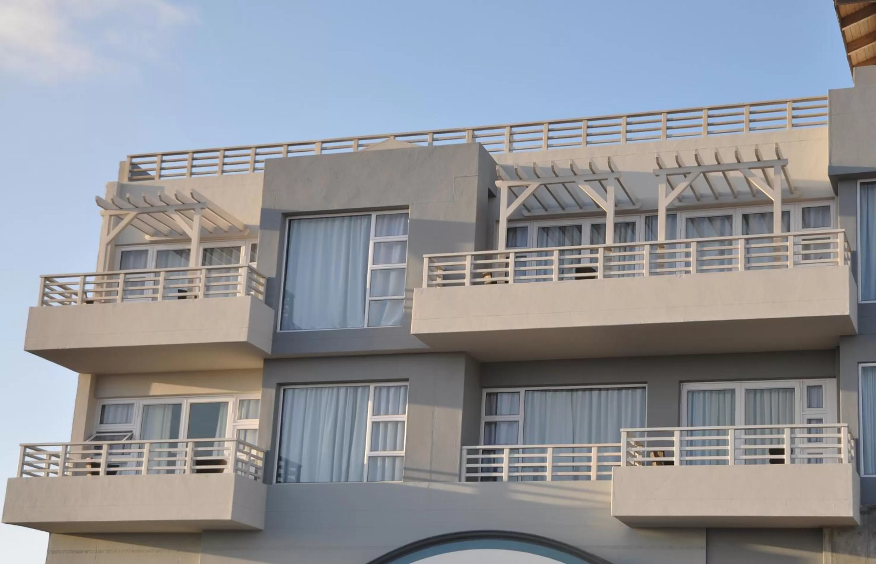 Facade/entrance in Swakopmund Plaza Hotel