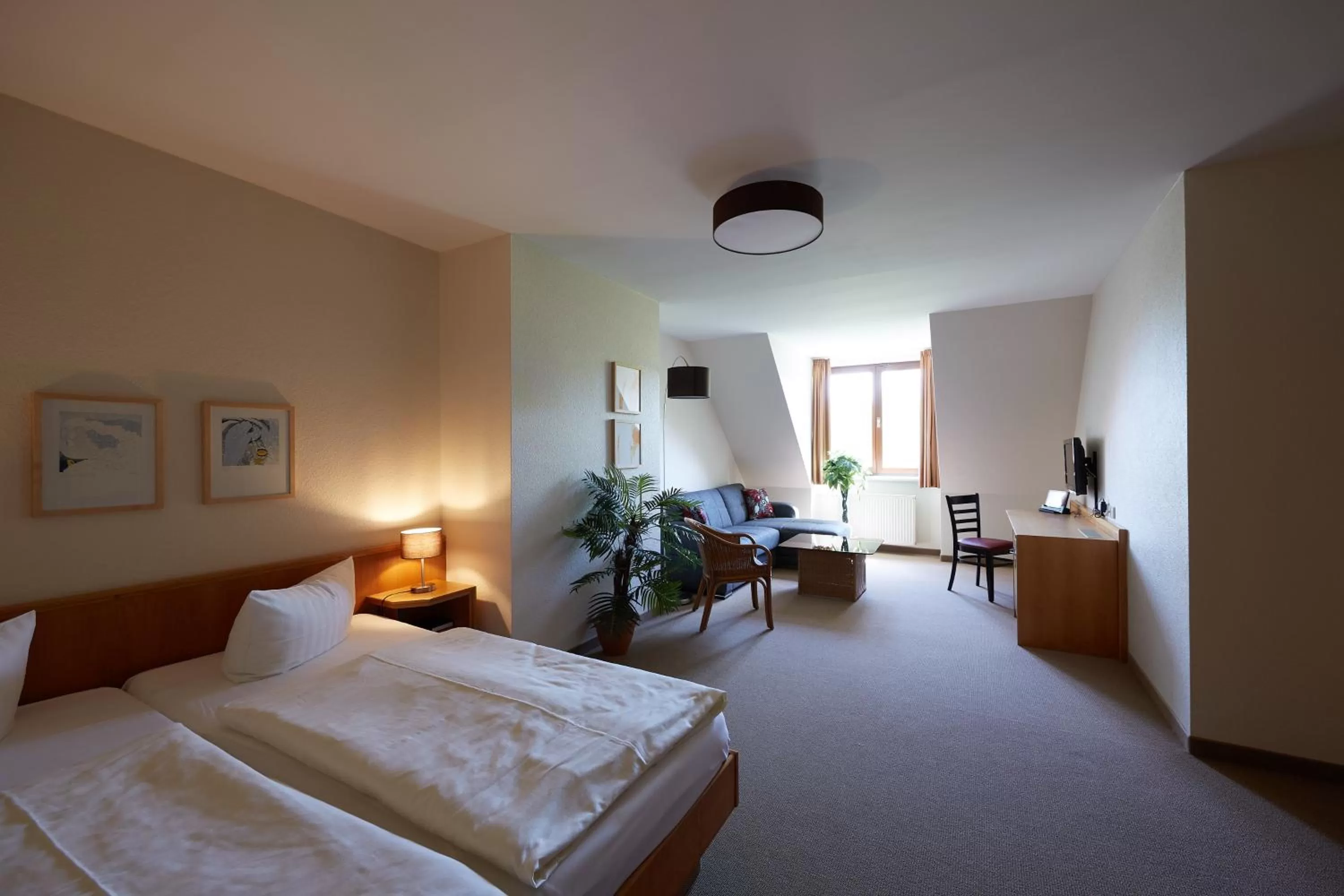 Bed in Hotel garni "Zum Eichwerder"