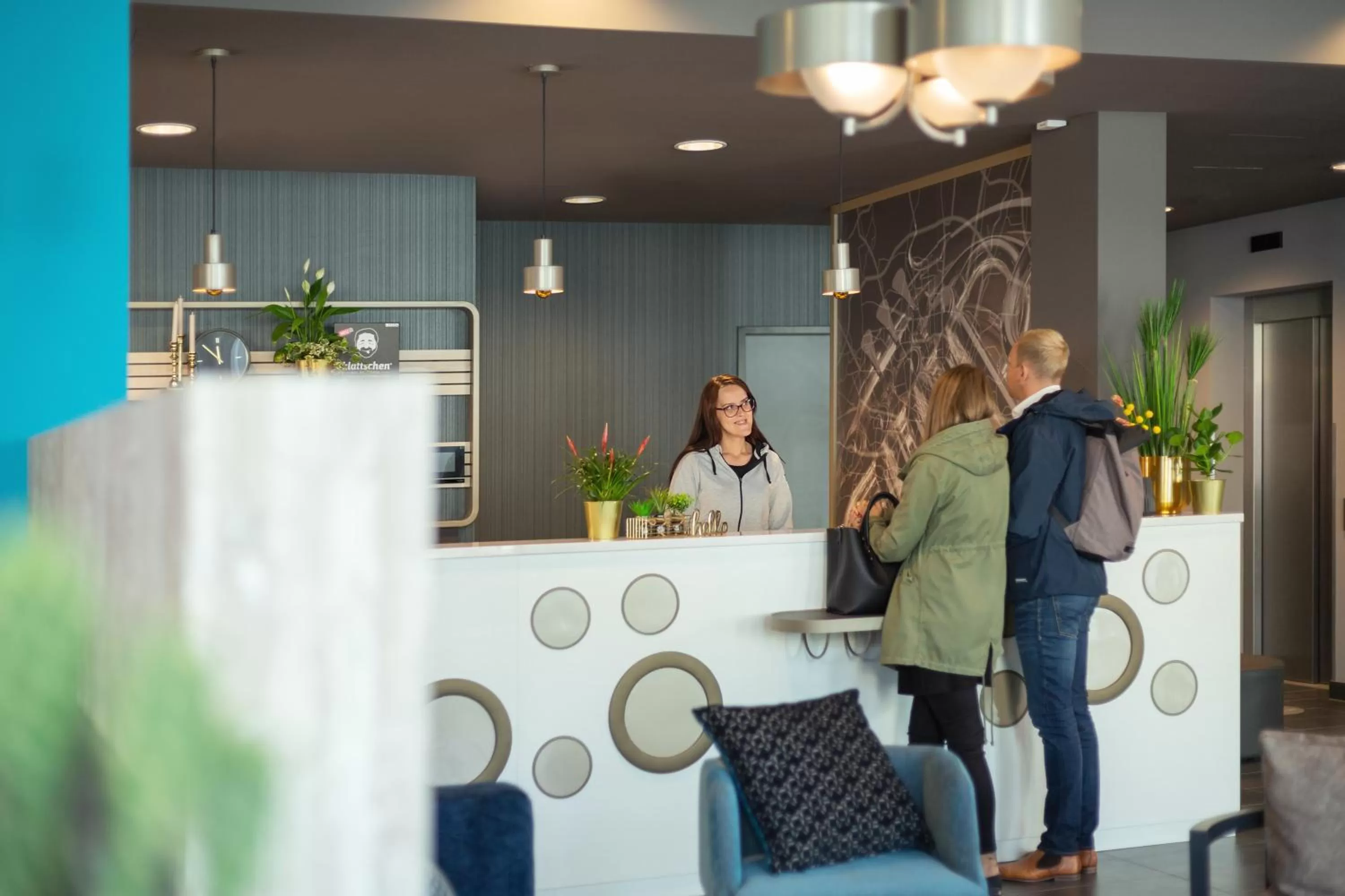Lobby or reception in Holiday Inn - the niu, Brass Munich Olympiapark by IHG