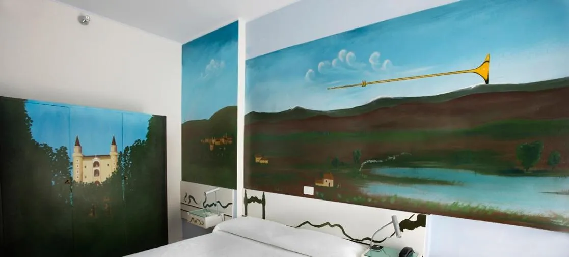 Bed in Hotel Alexander Museum Palace