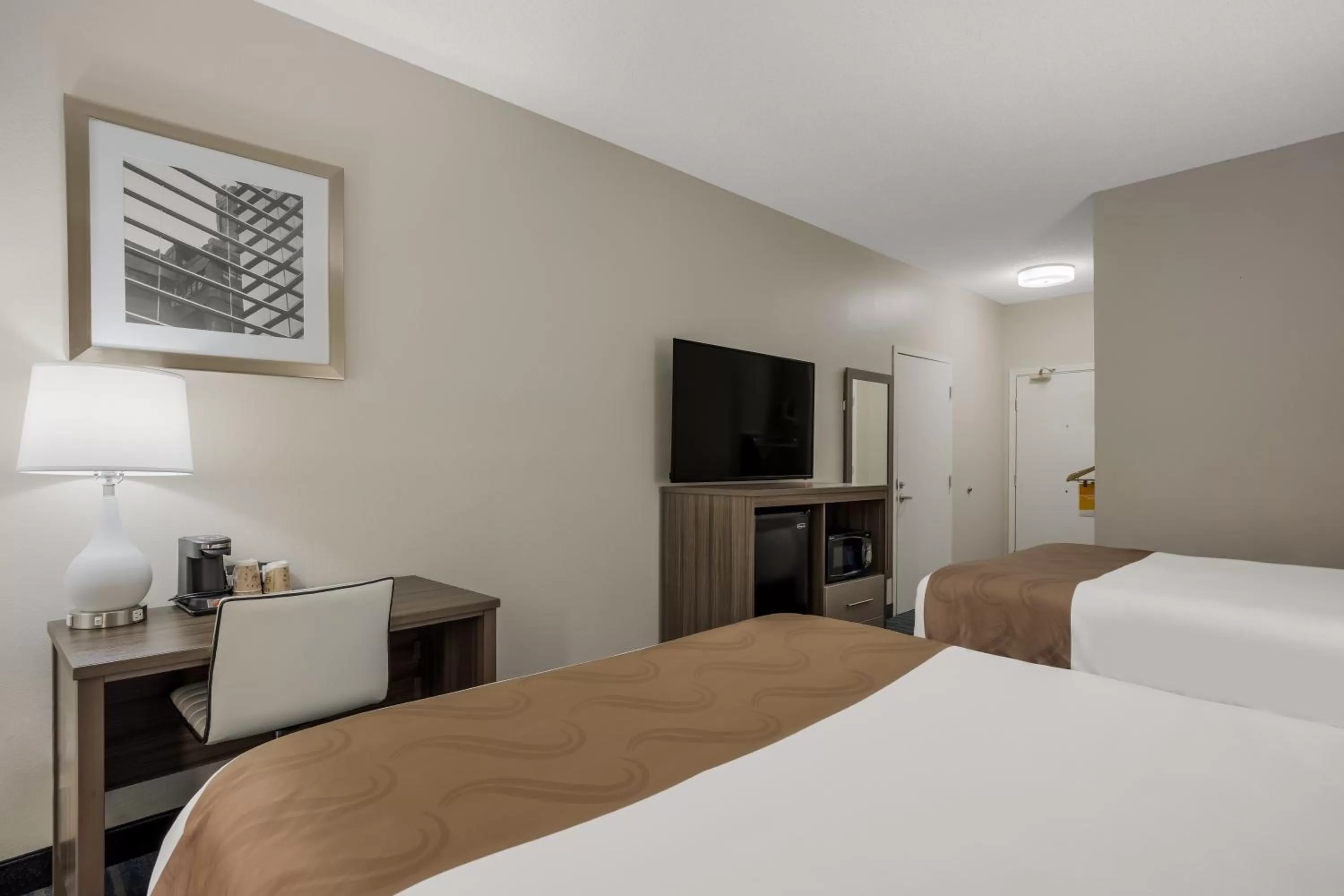 Bed in Quality Inn Moultrie