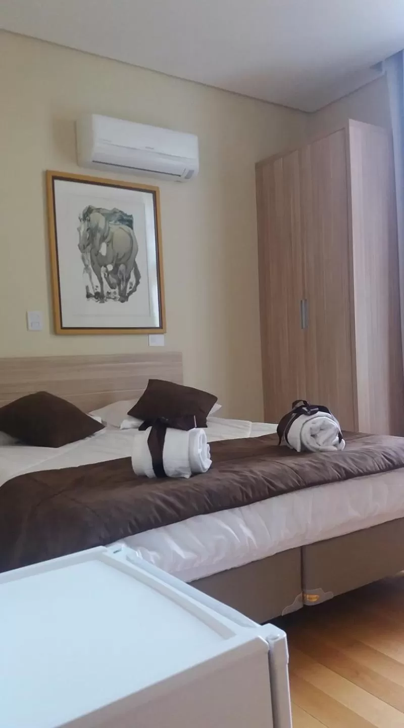 Bed in Hotel Praça da Matriz