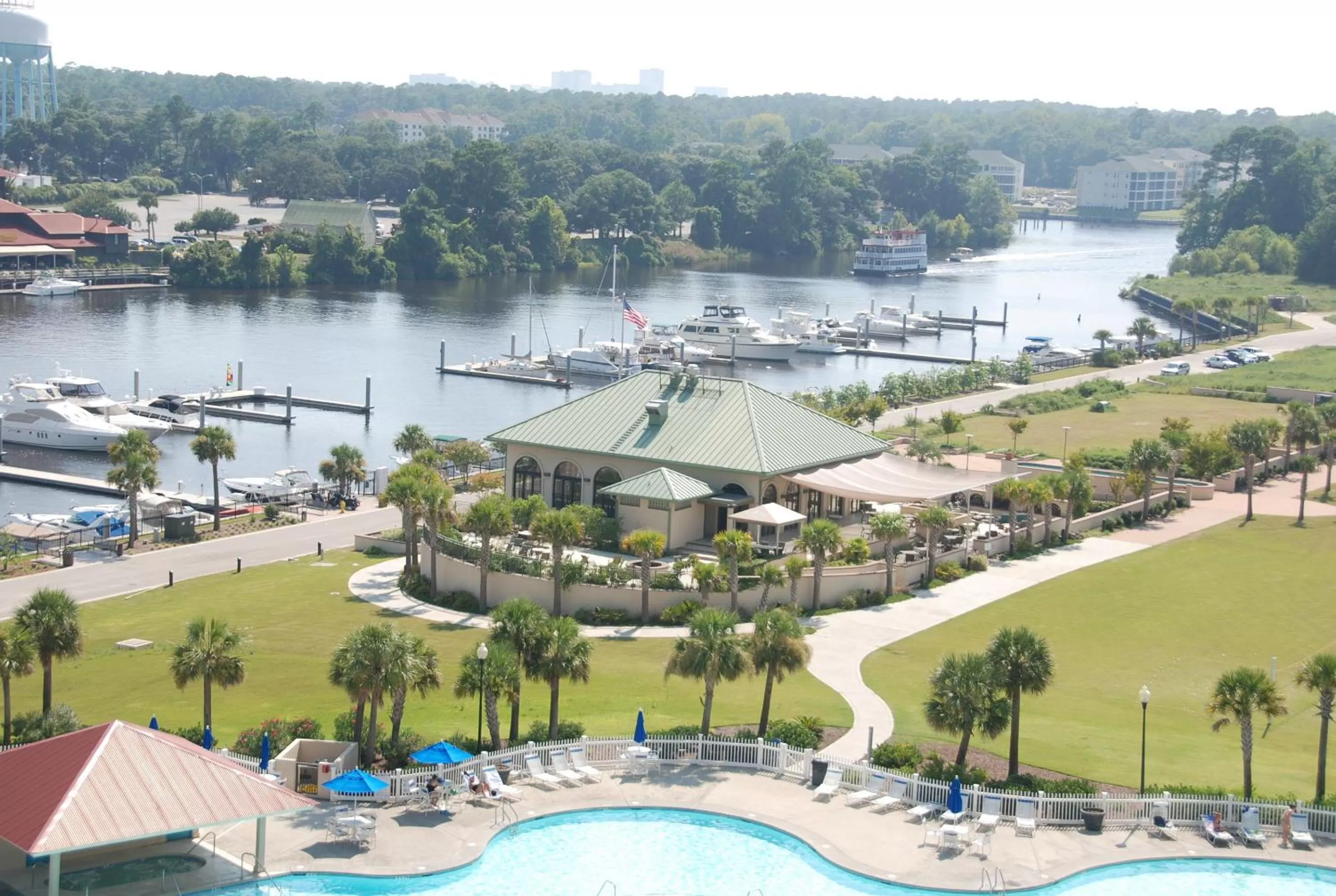 Pool view in Barefoot Resort Golf & Yacht Club Villas