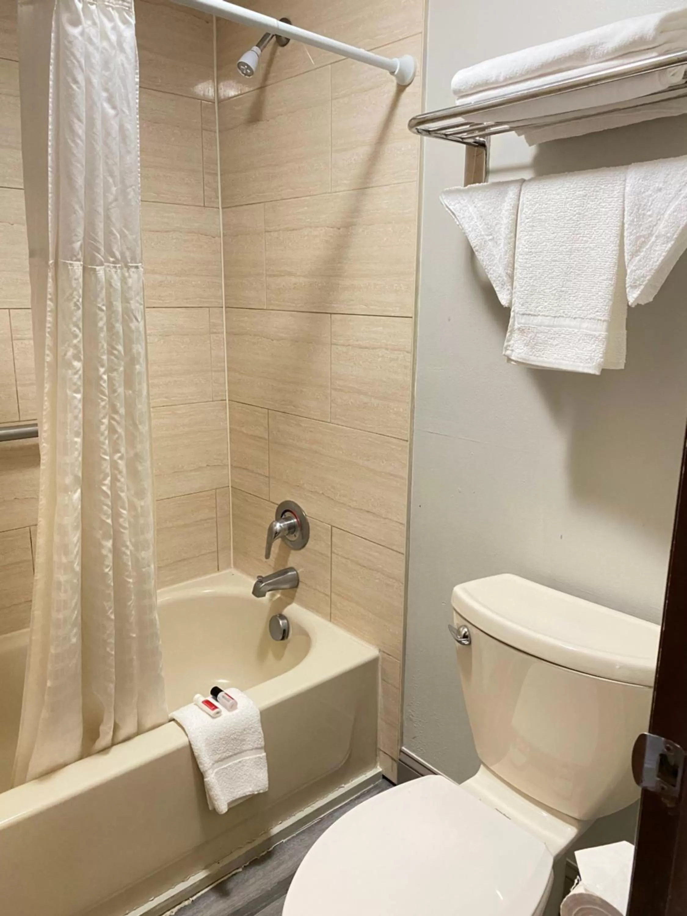 Bathroom in Travelodge by Wyndham Laurel Ft Meade Near NSA