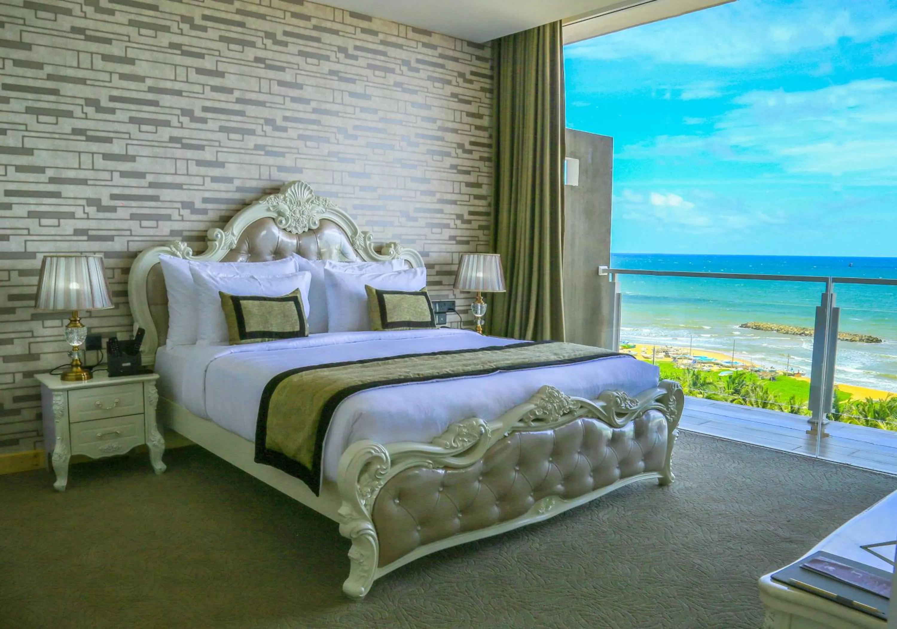 Photo of the whole room, Bed in Ruvisha Beach Hotel