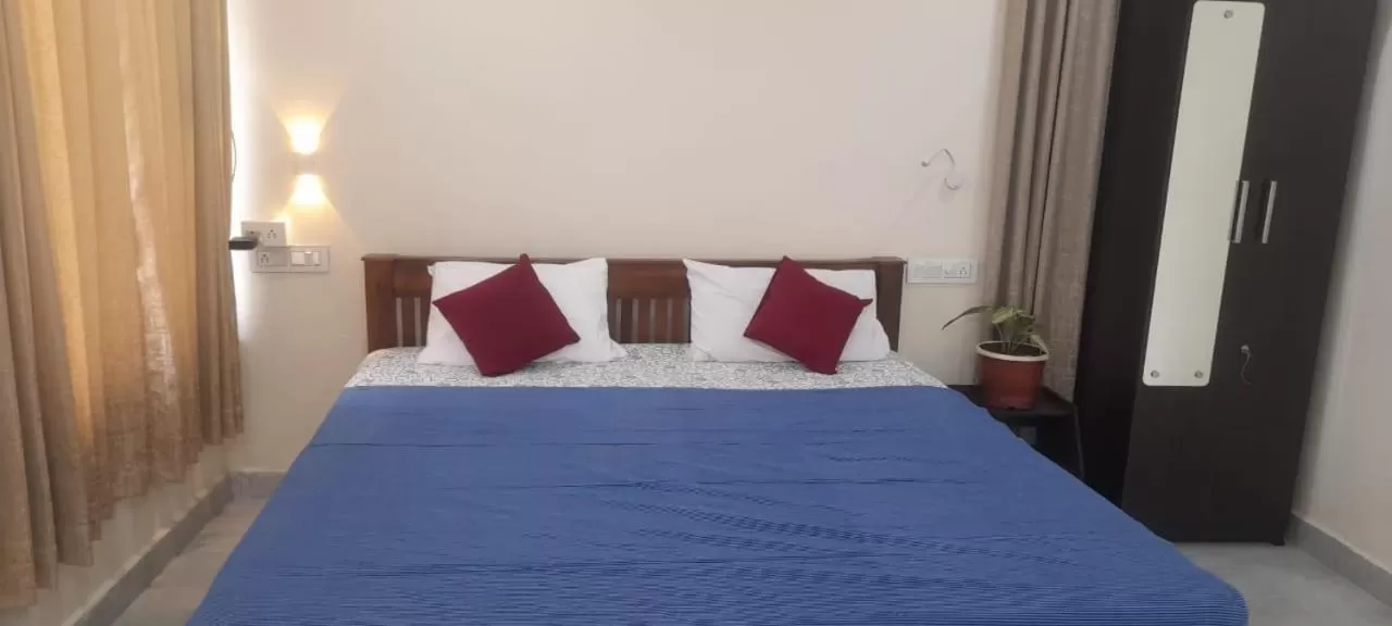 Bed in Nature Villa Kochi