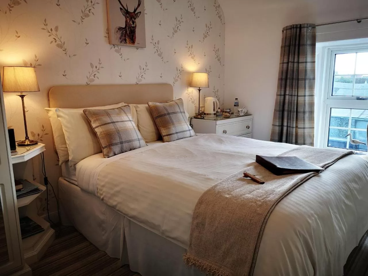 Bedroom, Bed in Lossiemouth House