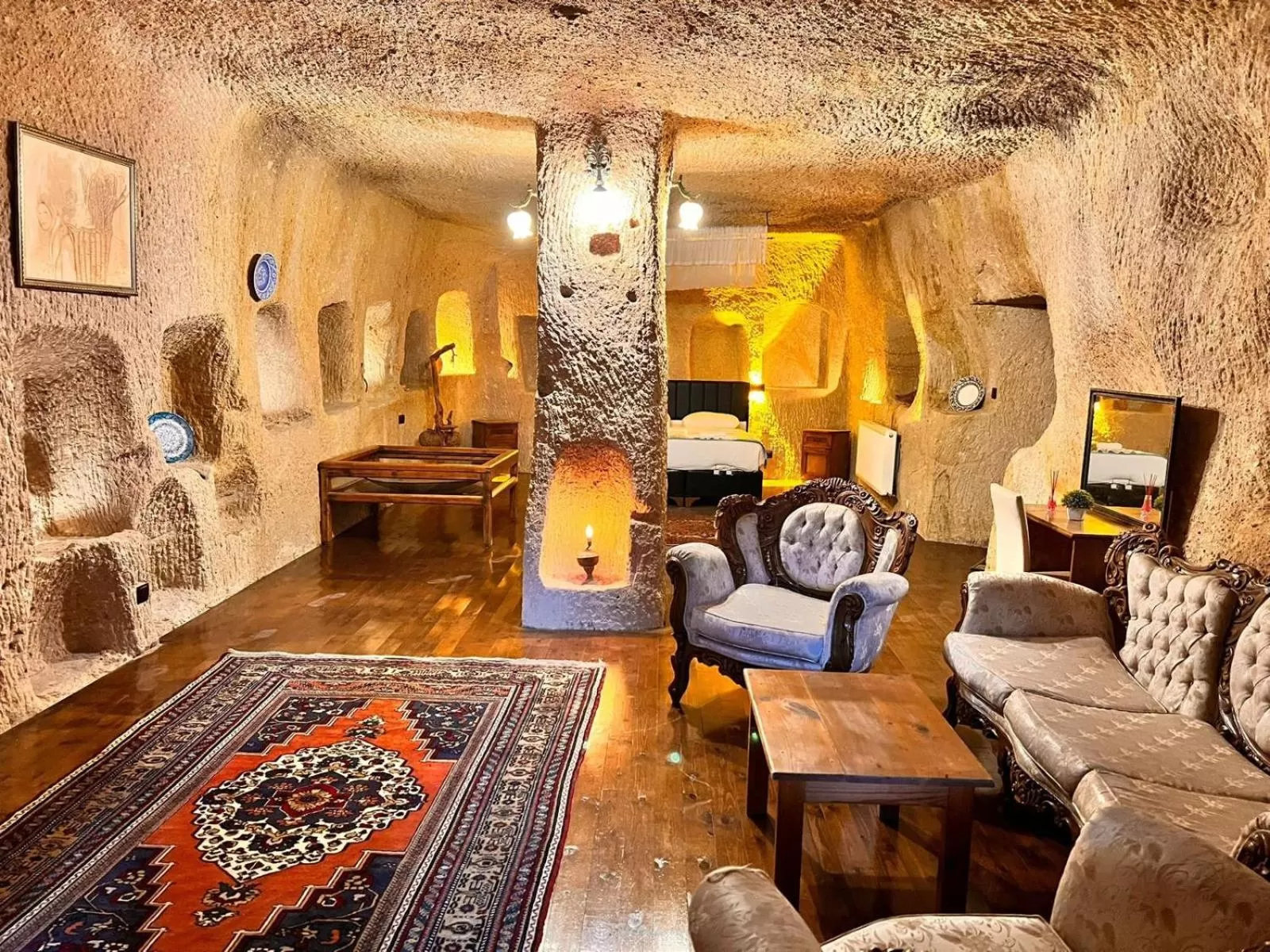 Living room, Seating Area in 7 Oda Kapadokya Cave Hotel